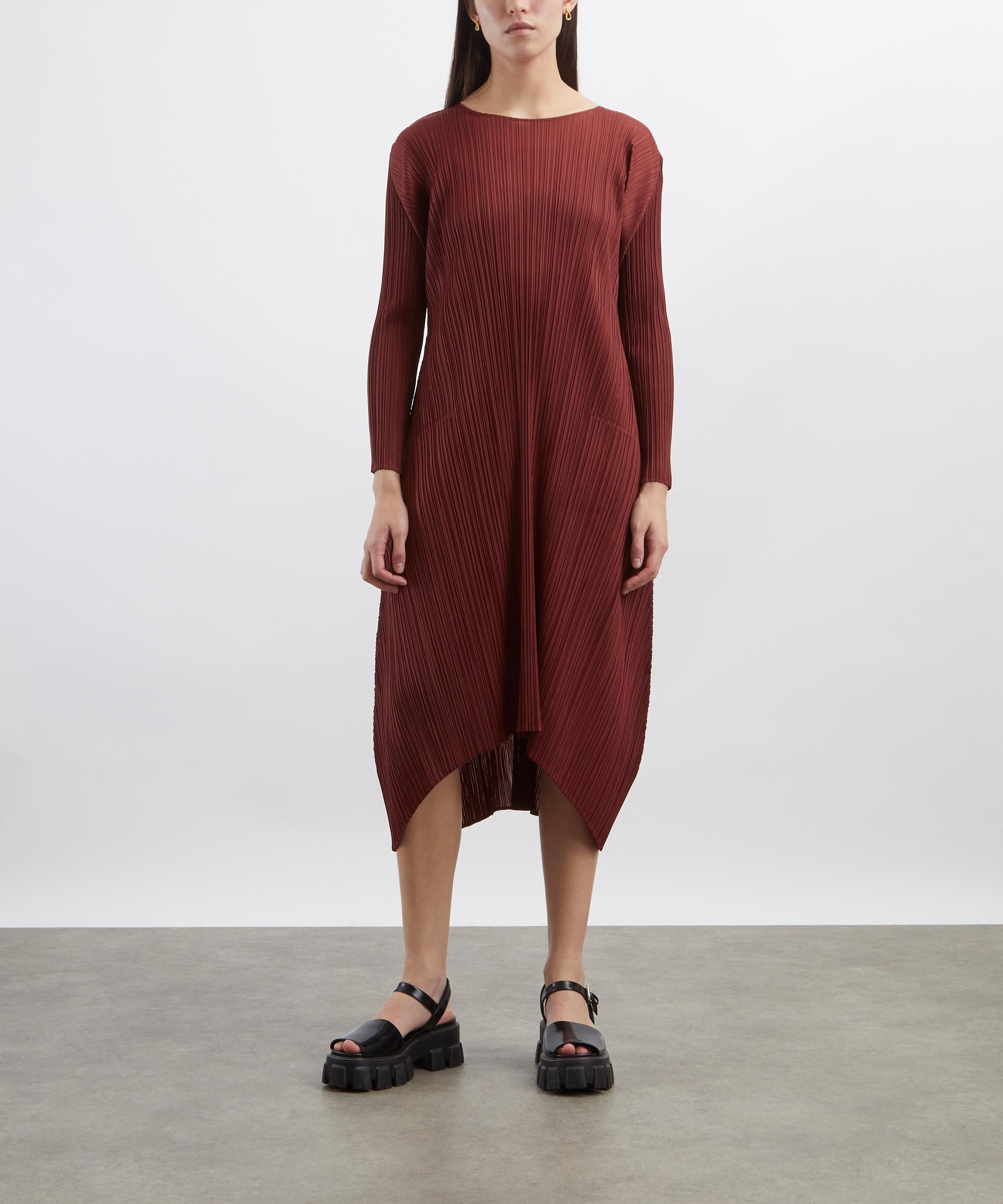 Pleats Please Issey Miyake - MONTHLY COLOURS OCTOBER Long-Sleeve Dress image number 2