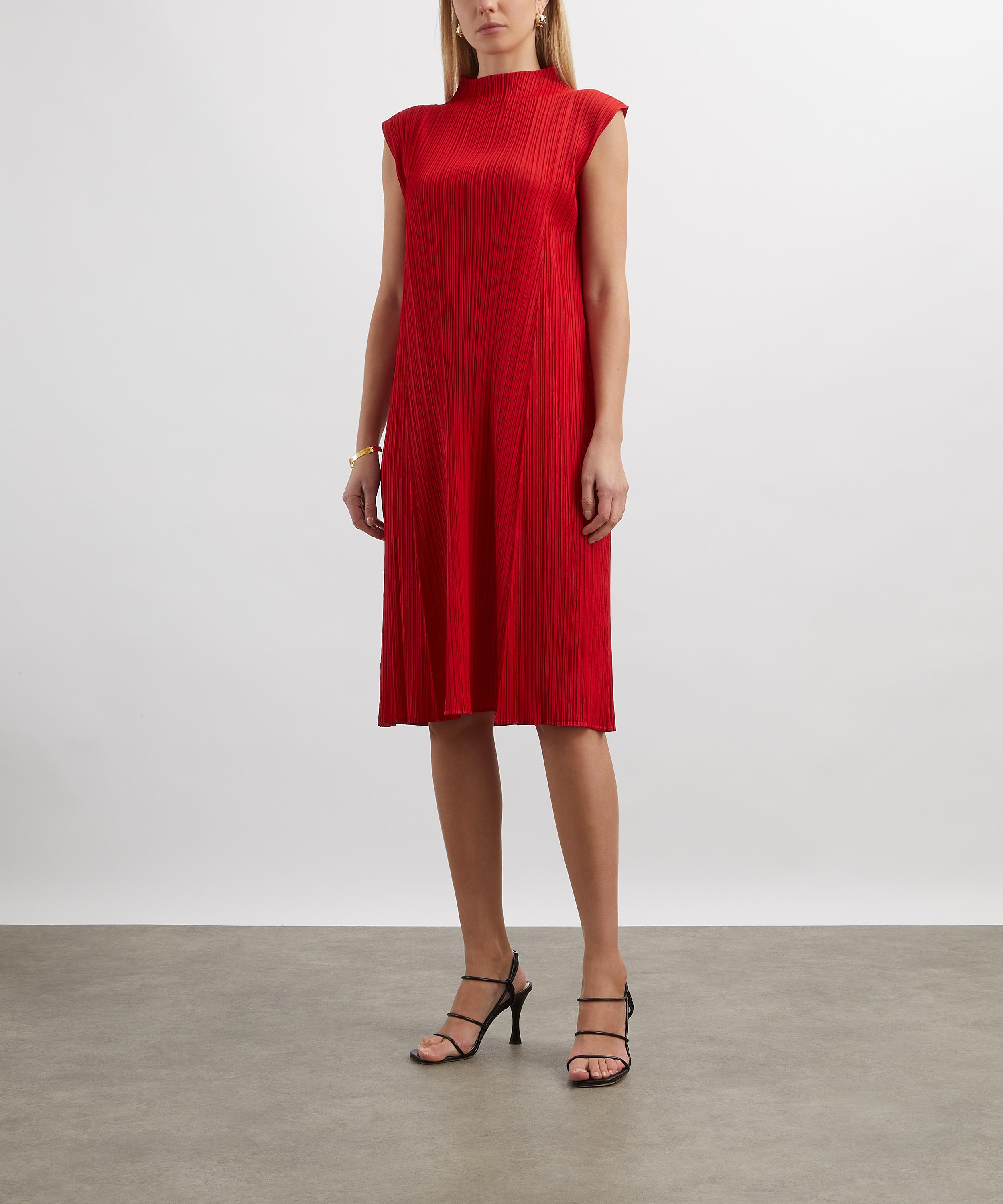 Pleats Please Issey Miyake - MONTHLY COLOURS: NOVEMBER Pleated Midi Dress image number 1