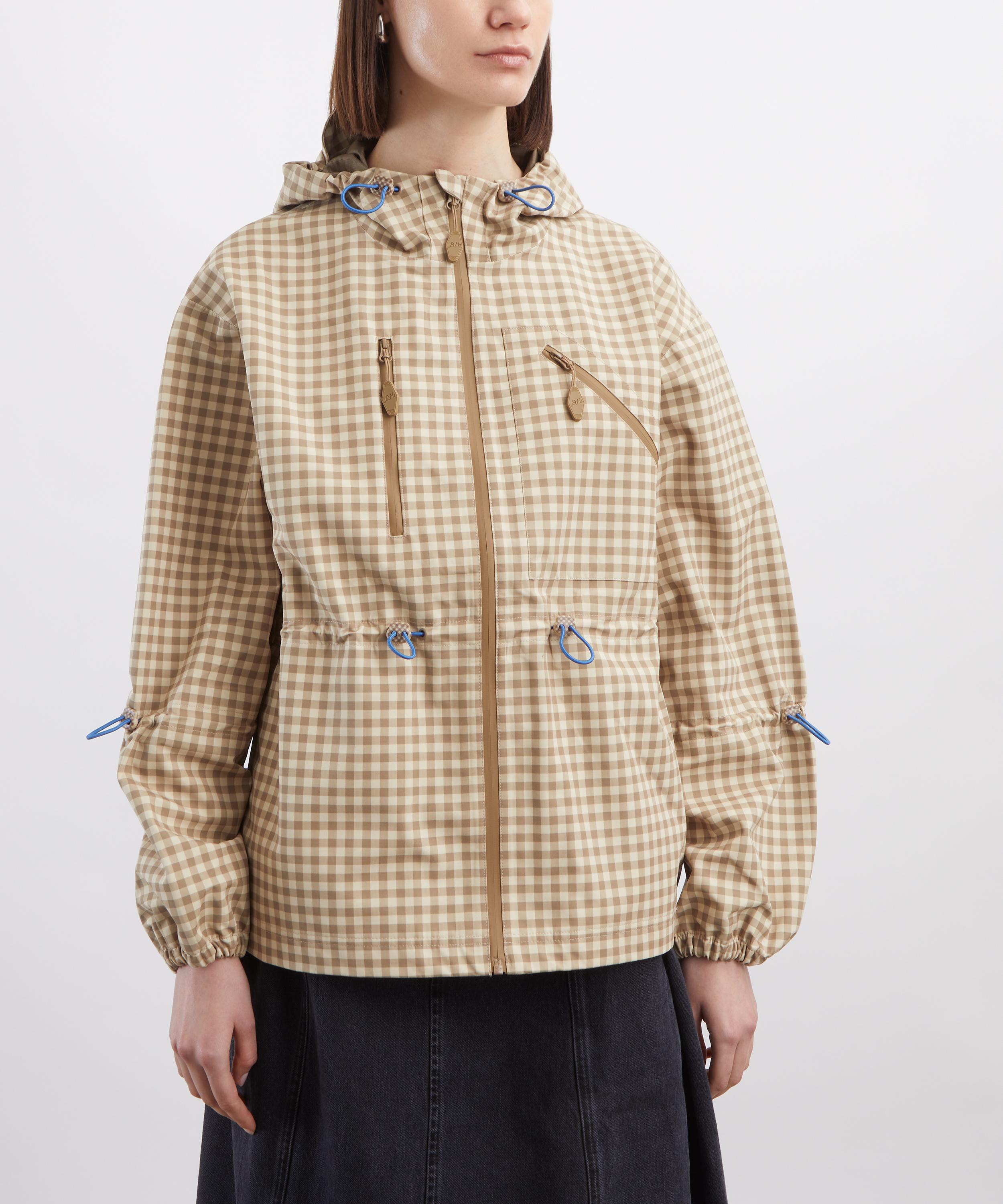 Damson Madder - Matilda Gingham Raincoat image number 2