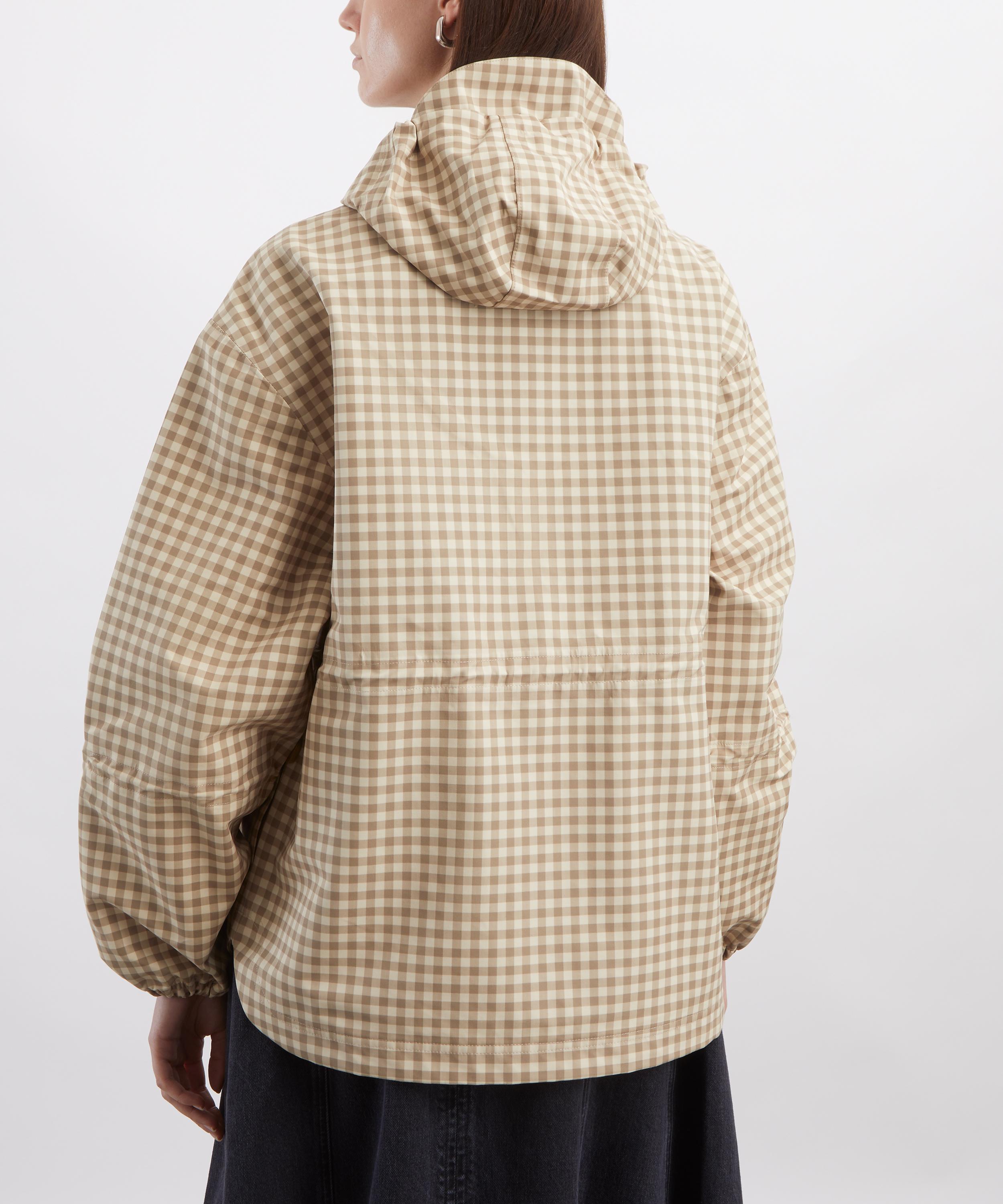 Damson Madder - Matilda Gingham Raincoat image number 3