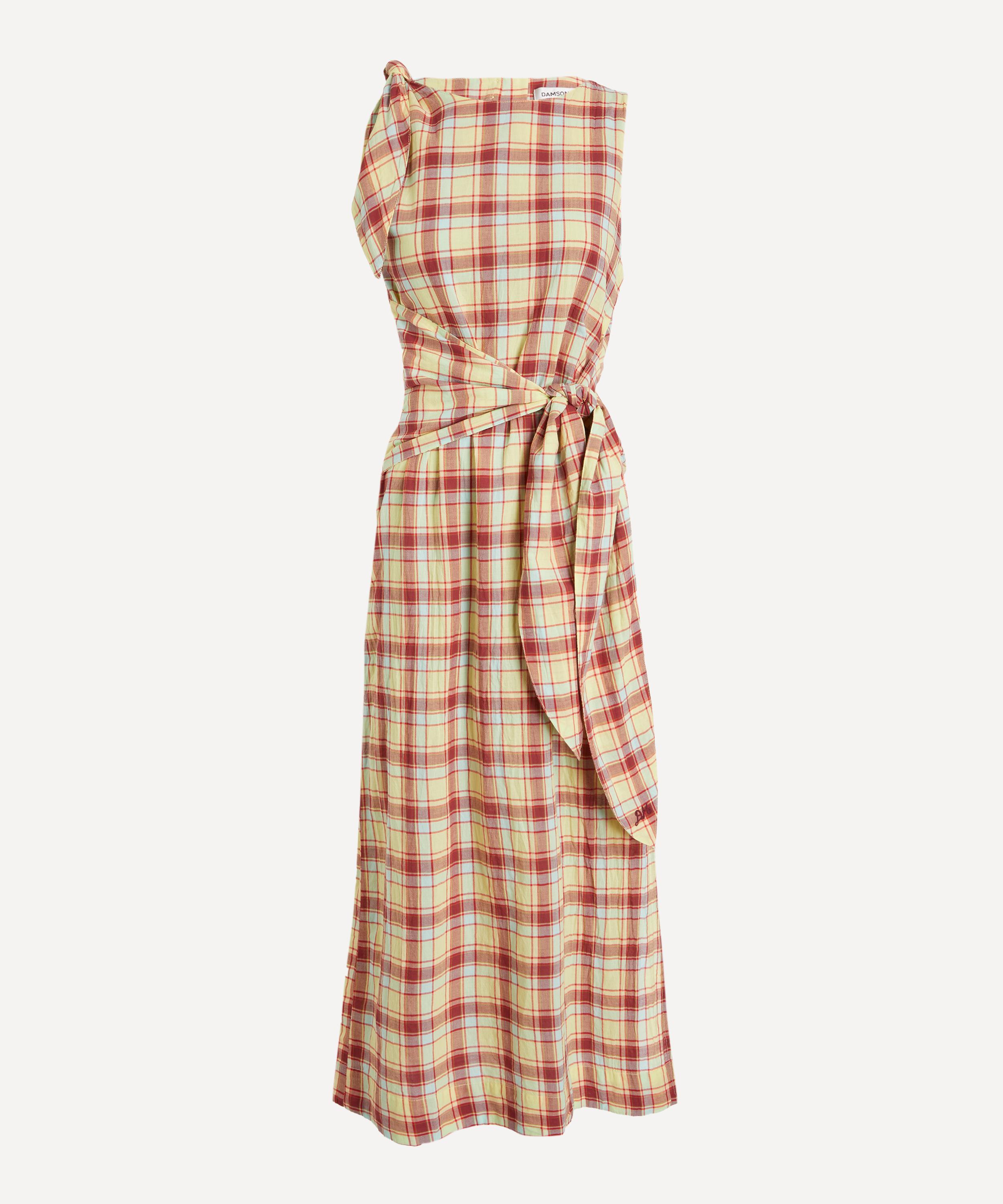 Damson Madder - Estelle Checked Midi Dress