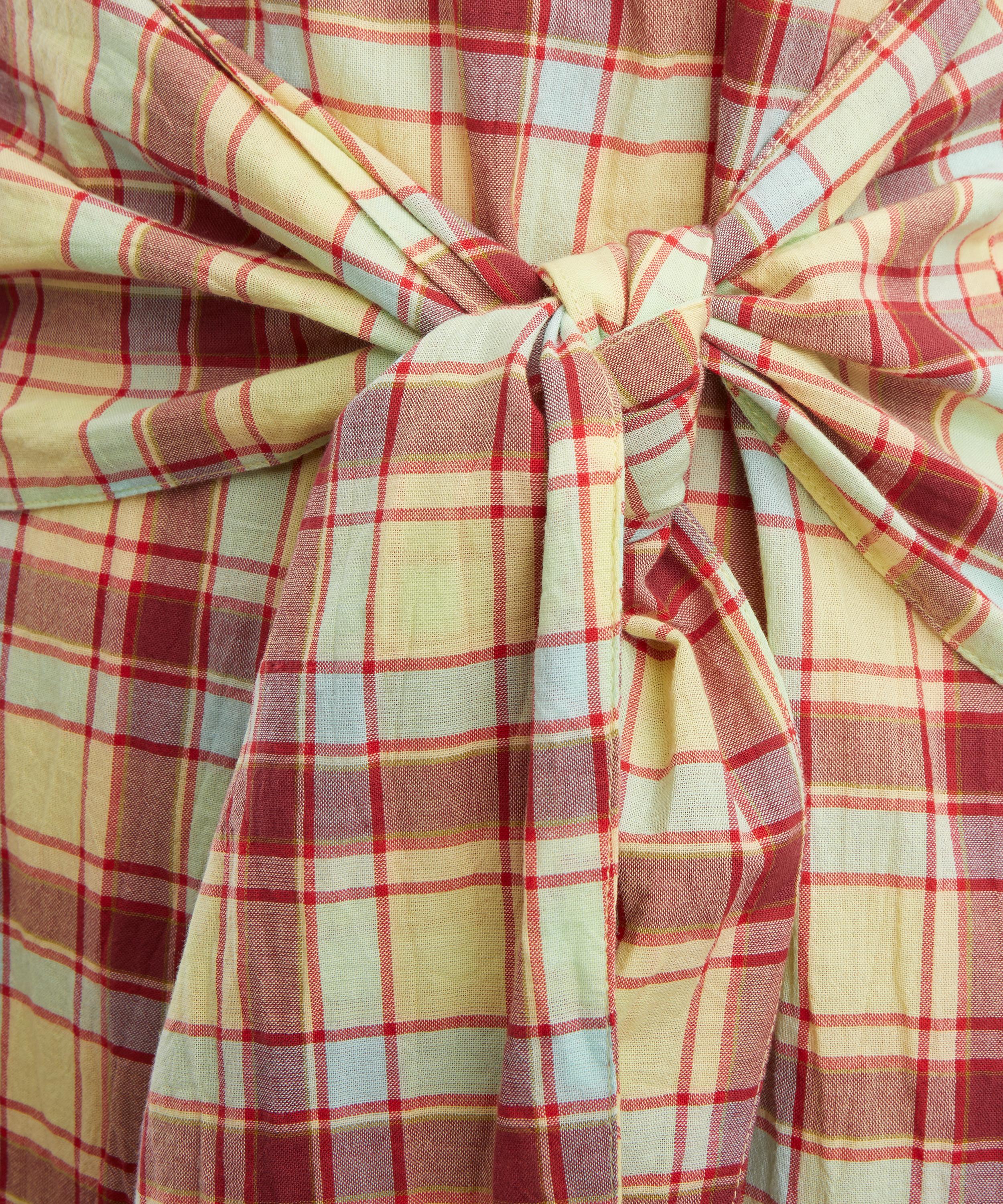 Damson Madder - Estelle Checked Midi Dress image number 4