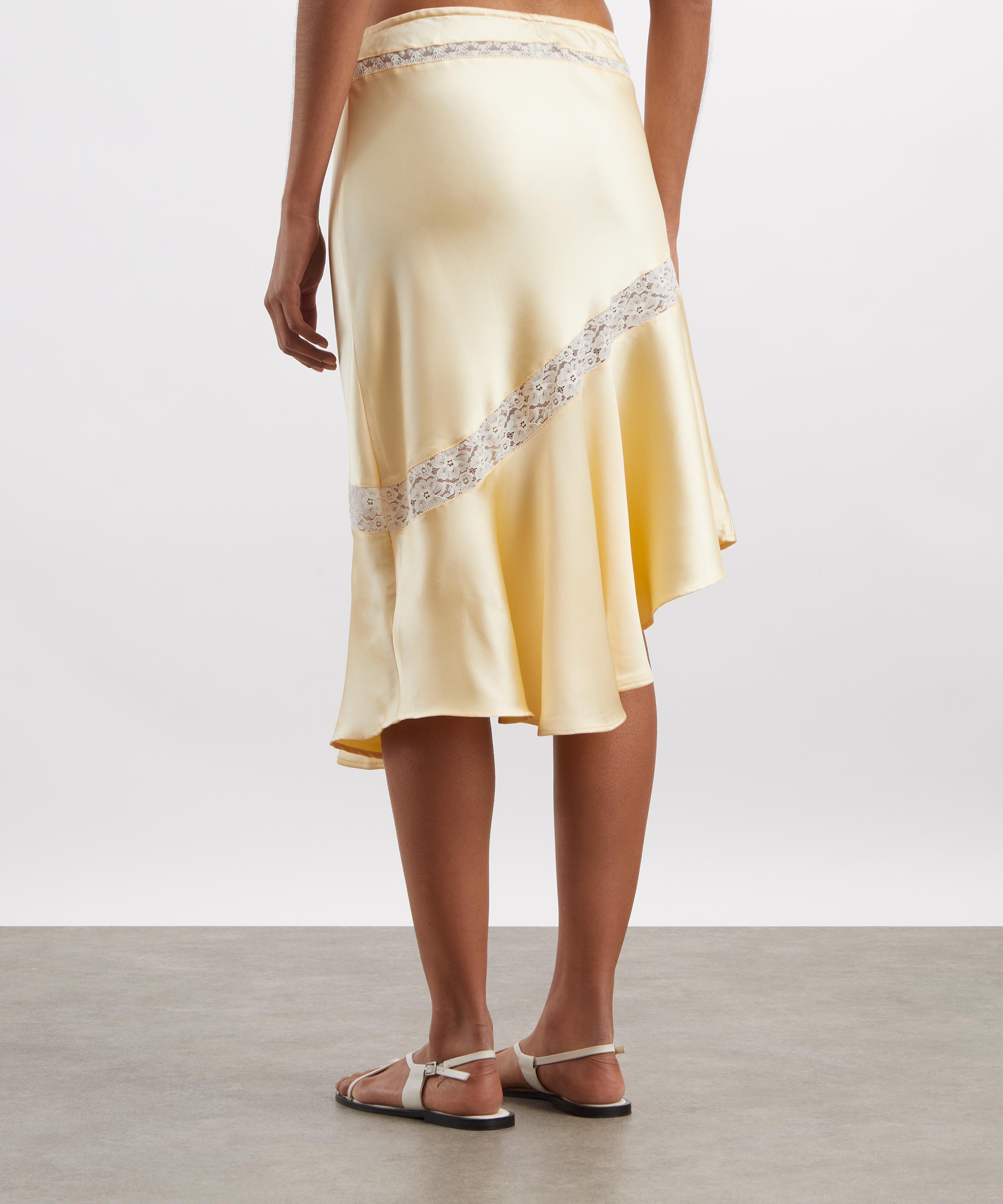 Damson Madder - Delphina Butter Satin Midi Skirt image number 3