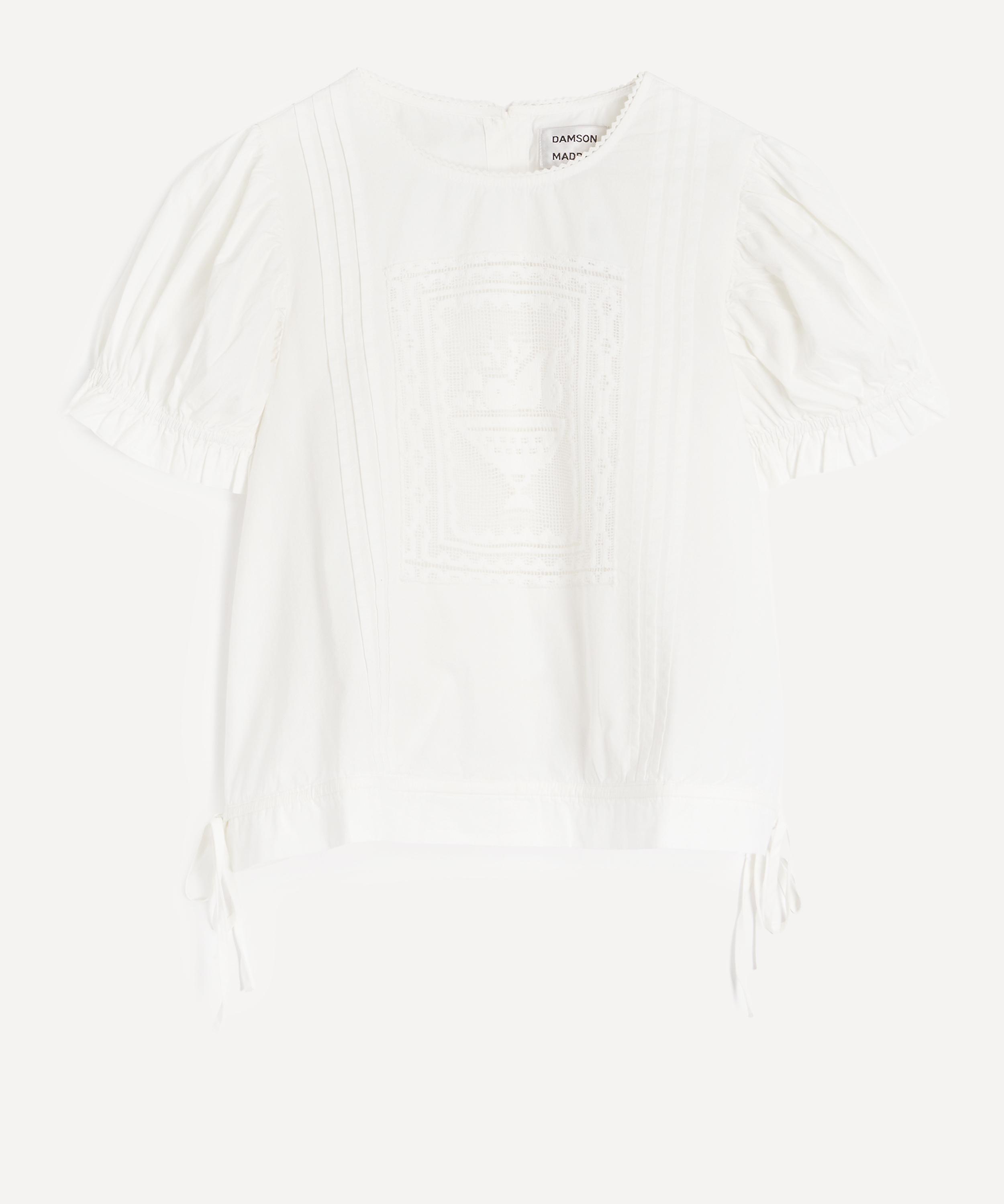 Damson Madder - Mabel Lace Insert Blouse