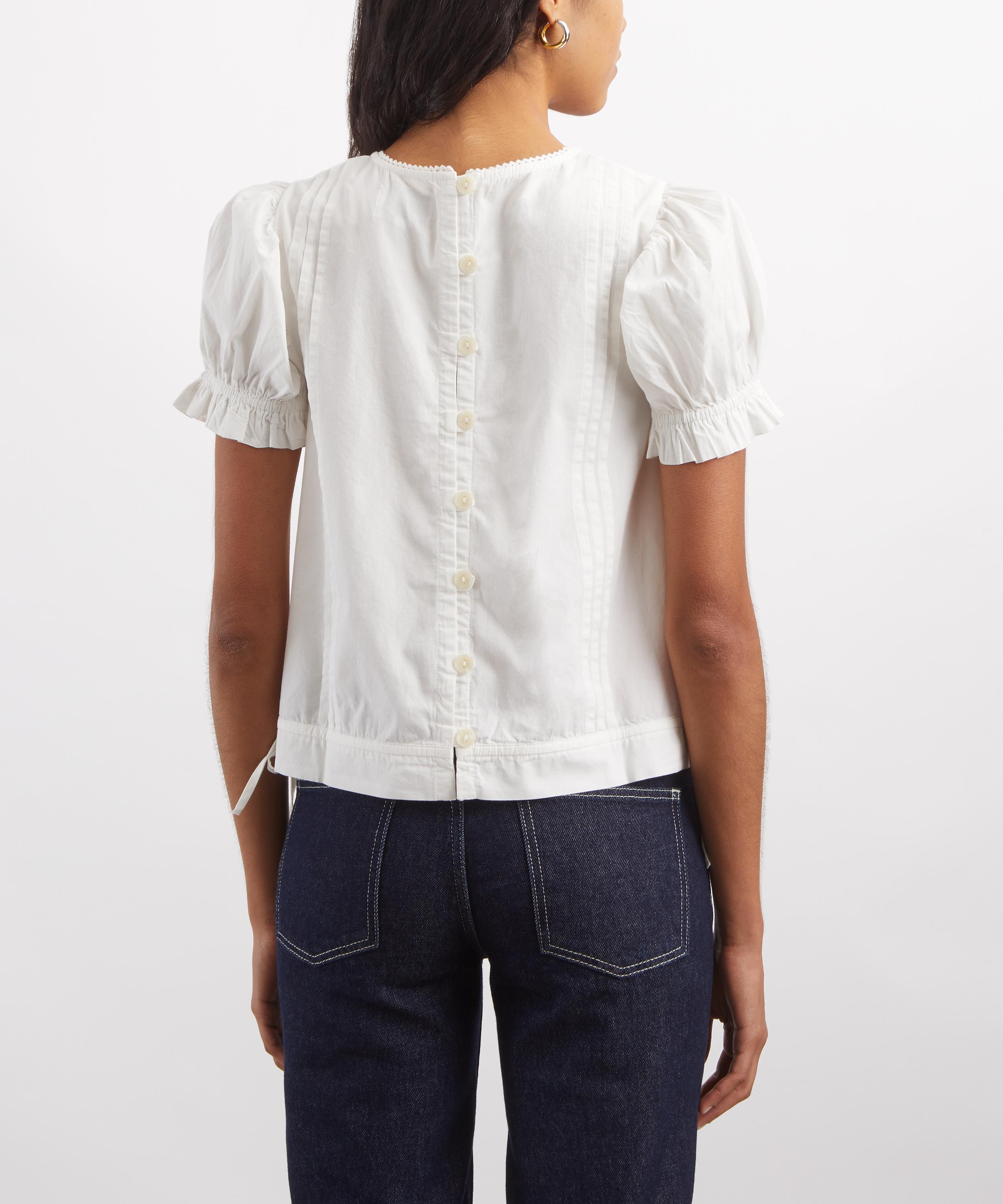 Damson Madder - Mabel Lace Insert Blouse image number 3