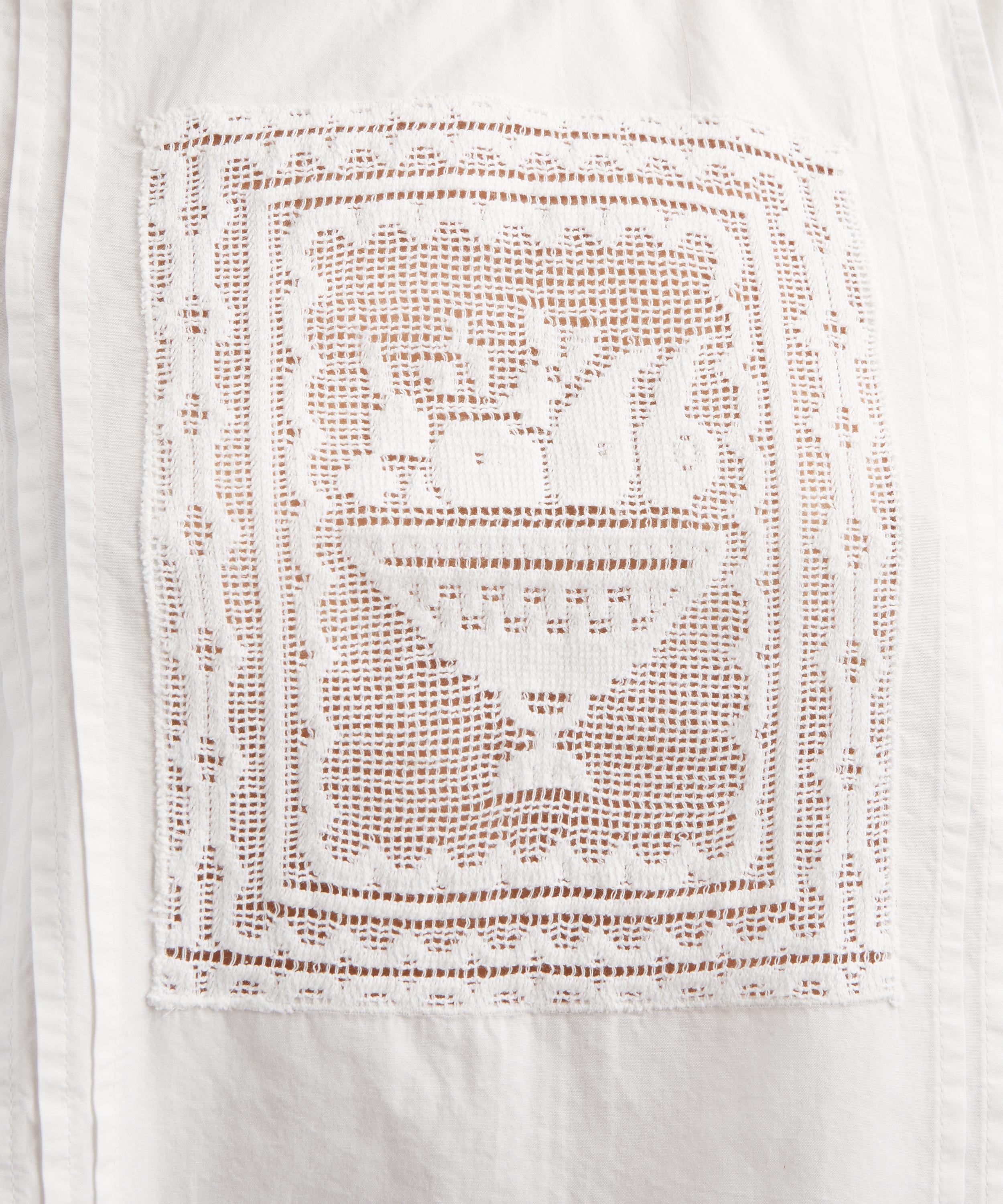 Damson Madder - Mabel Lace Insert Blouse image number 4
