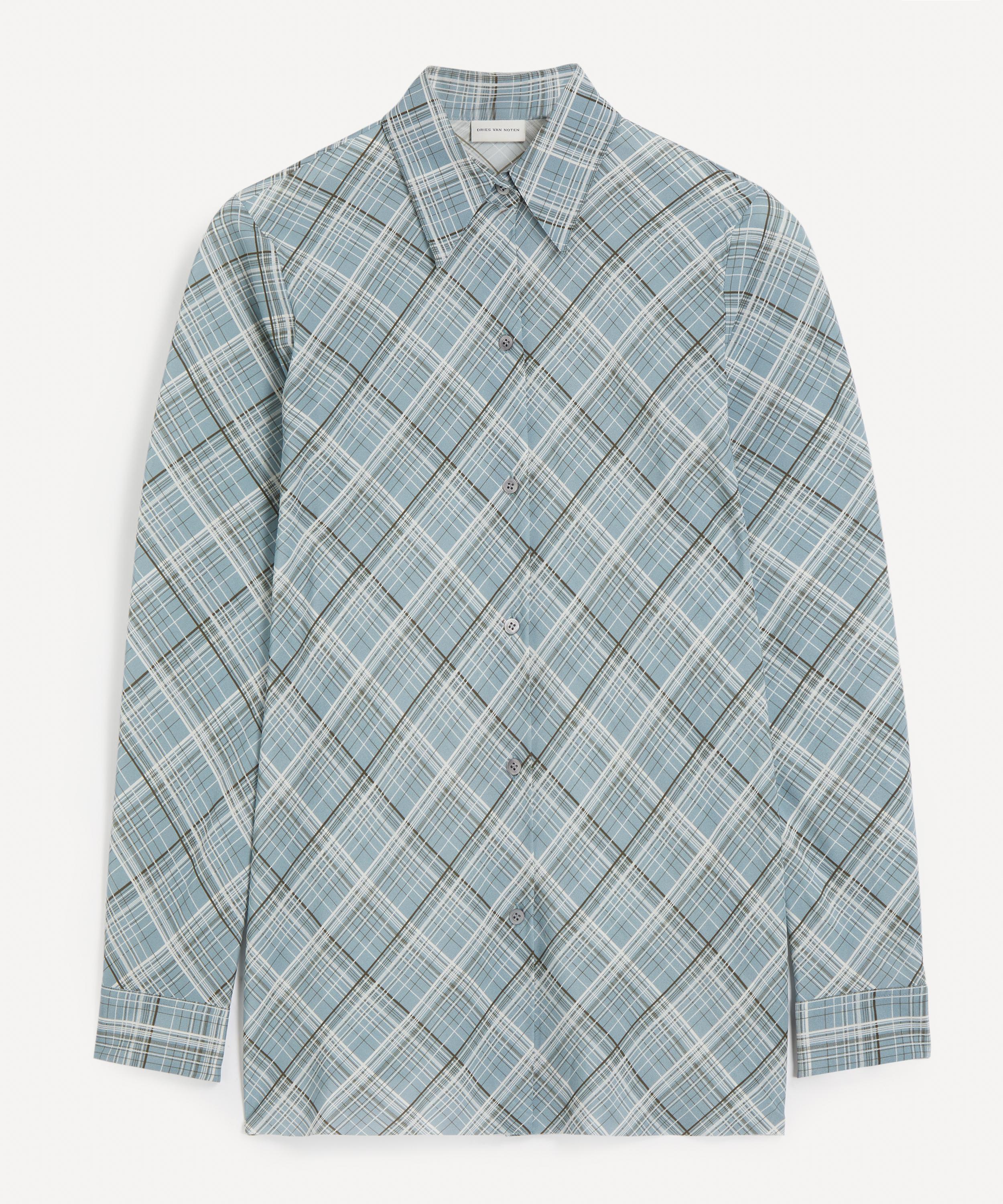 Dries Van Noten - Check Silk Shirt