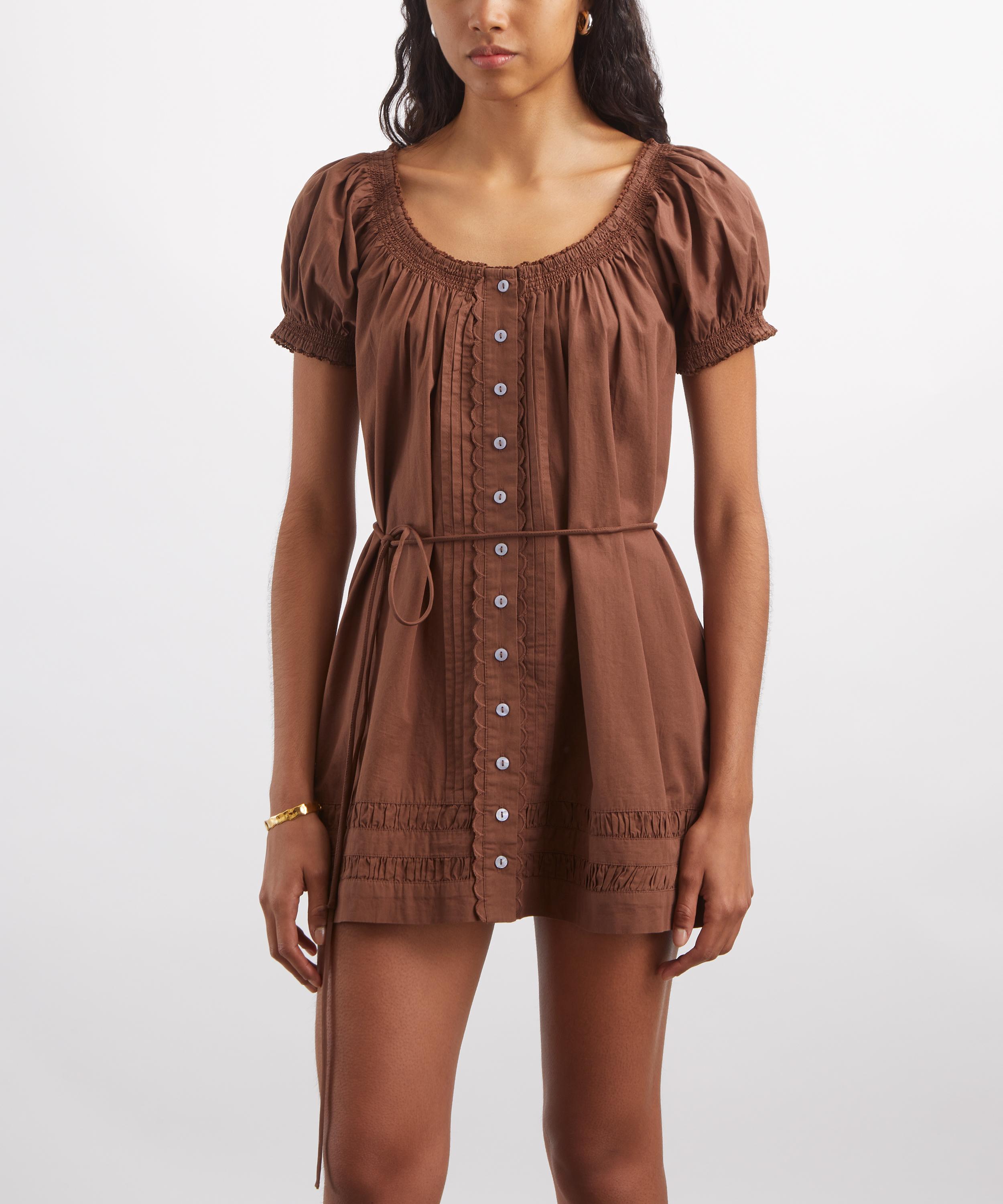 Damson Madder - Jayne Choc Mini Dress image number 2