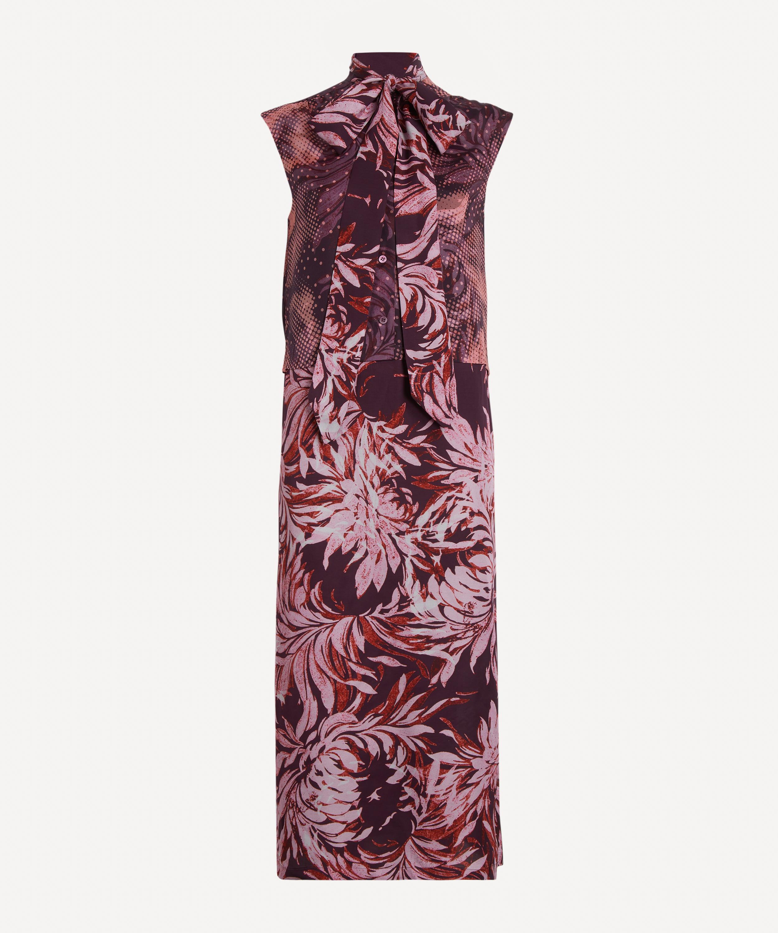 Dries Van Noten - Floral Print Midi Dress
