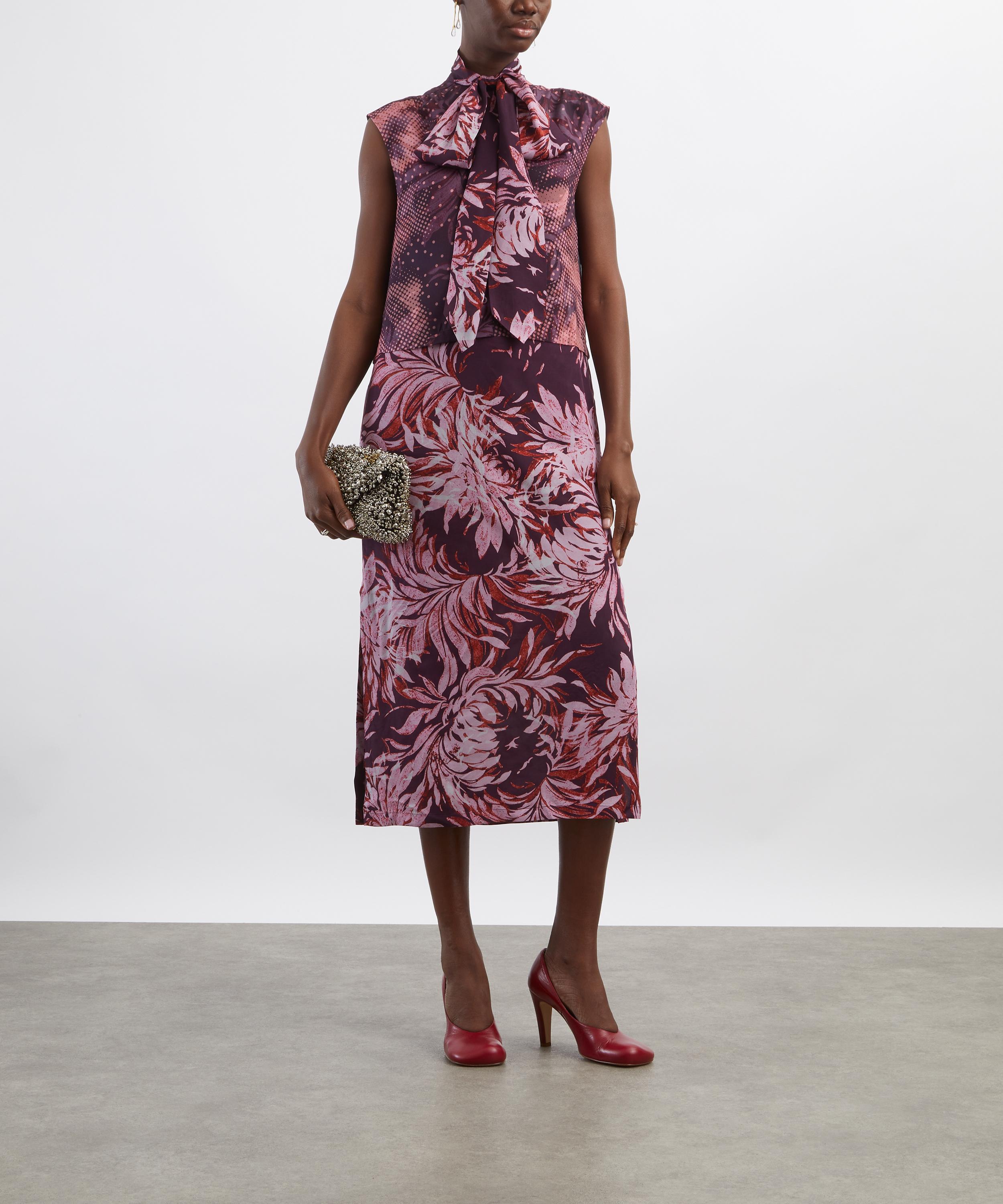 Dries Van Noten - Floral Print Midi Dress image number 1
