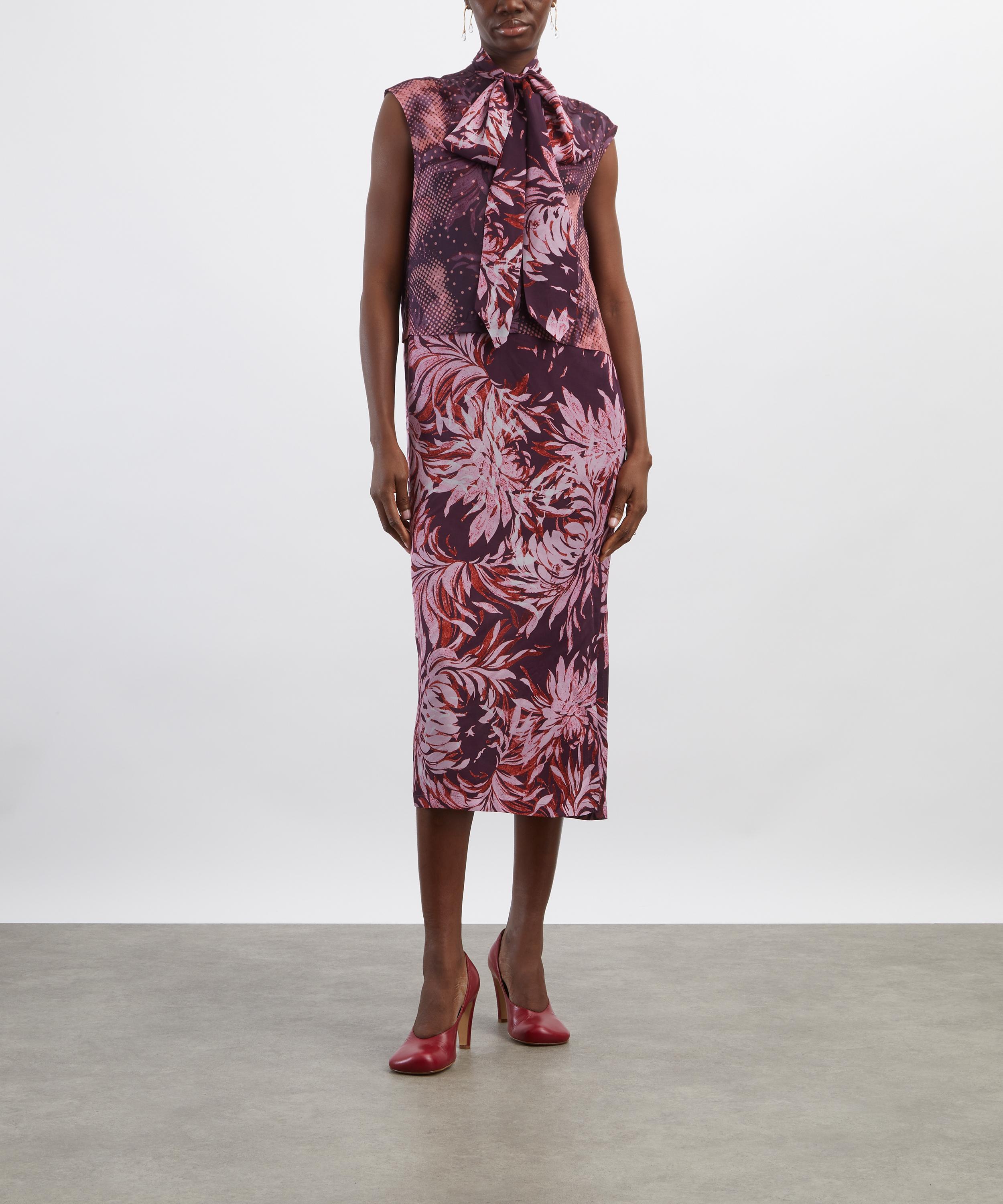 Dries Van Noten - Floral Print Midi Dress image number 2