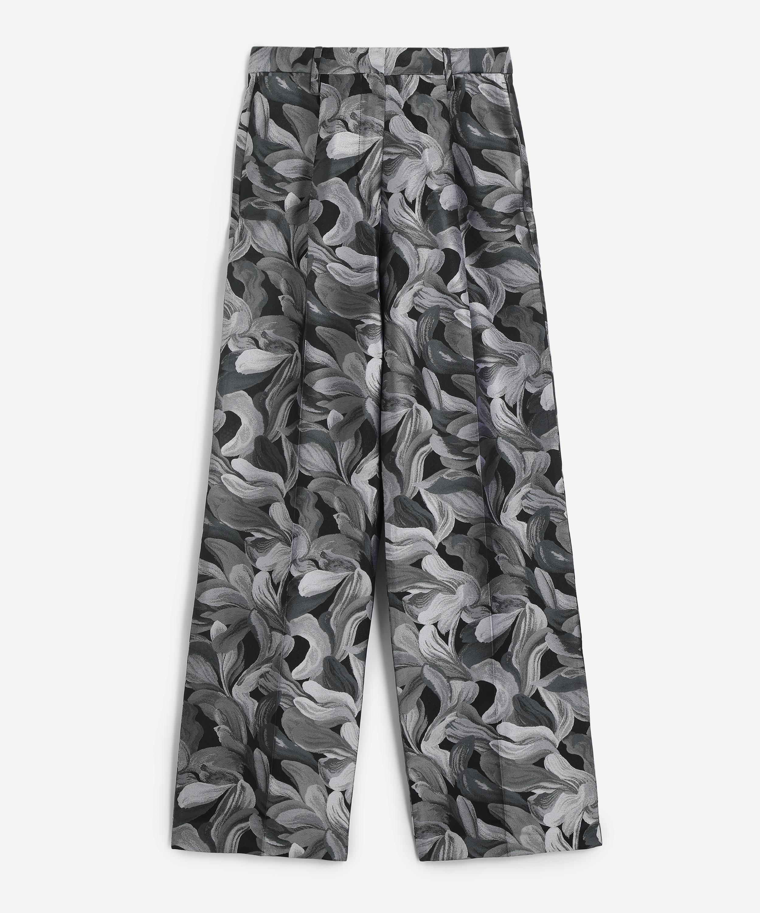 Dries Van Noten - Tailored Floral Brushstroke Trousers