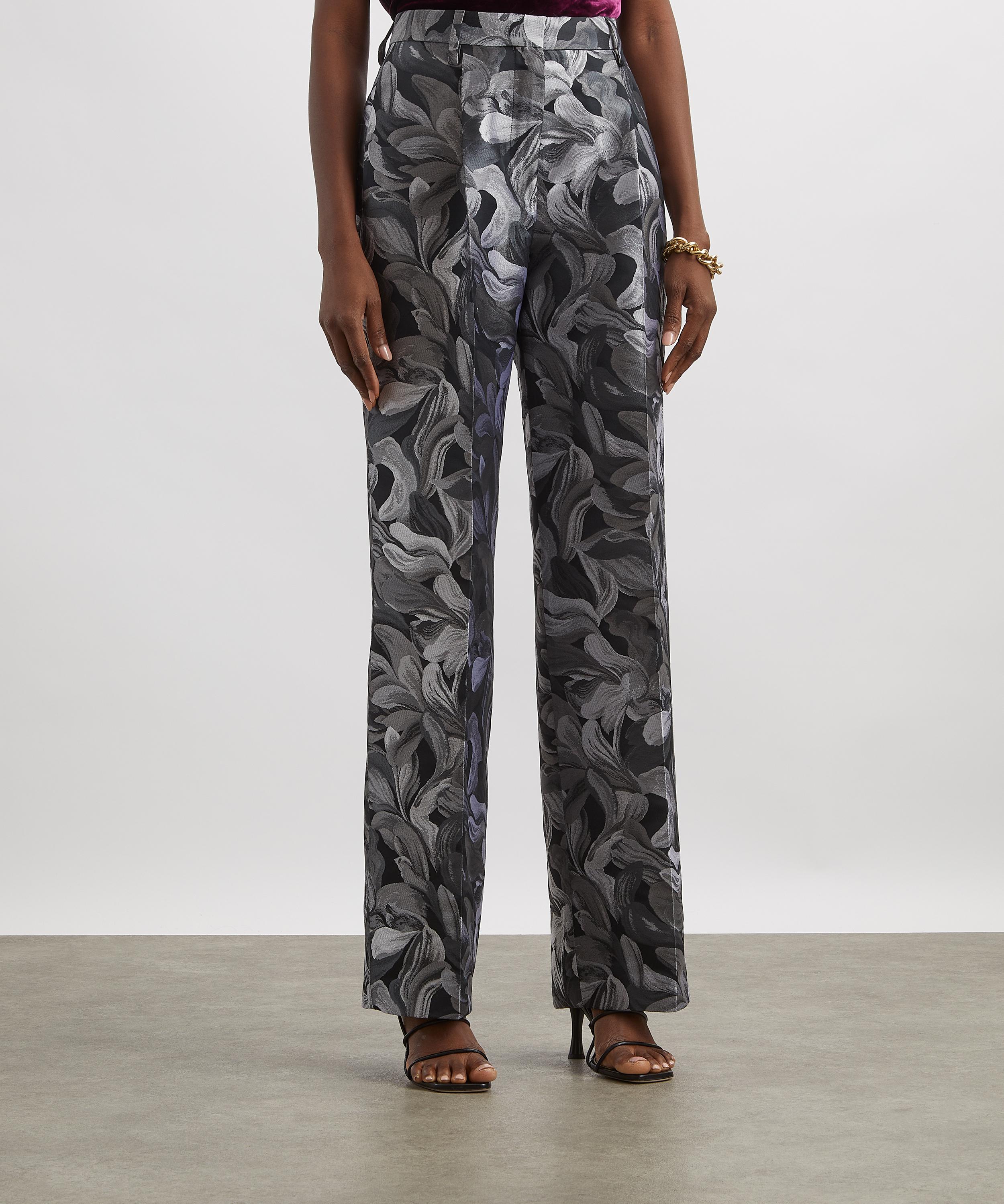 Dries Van Noten - Tailored Floral Brushstroke Trousers image number 2
