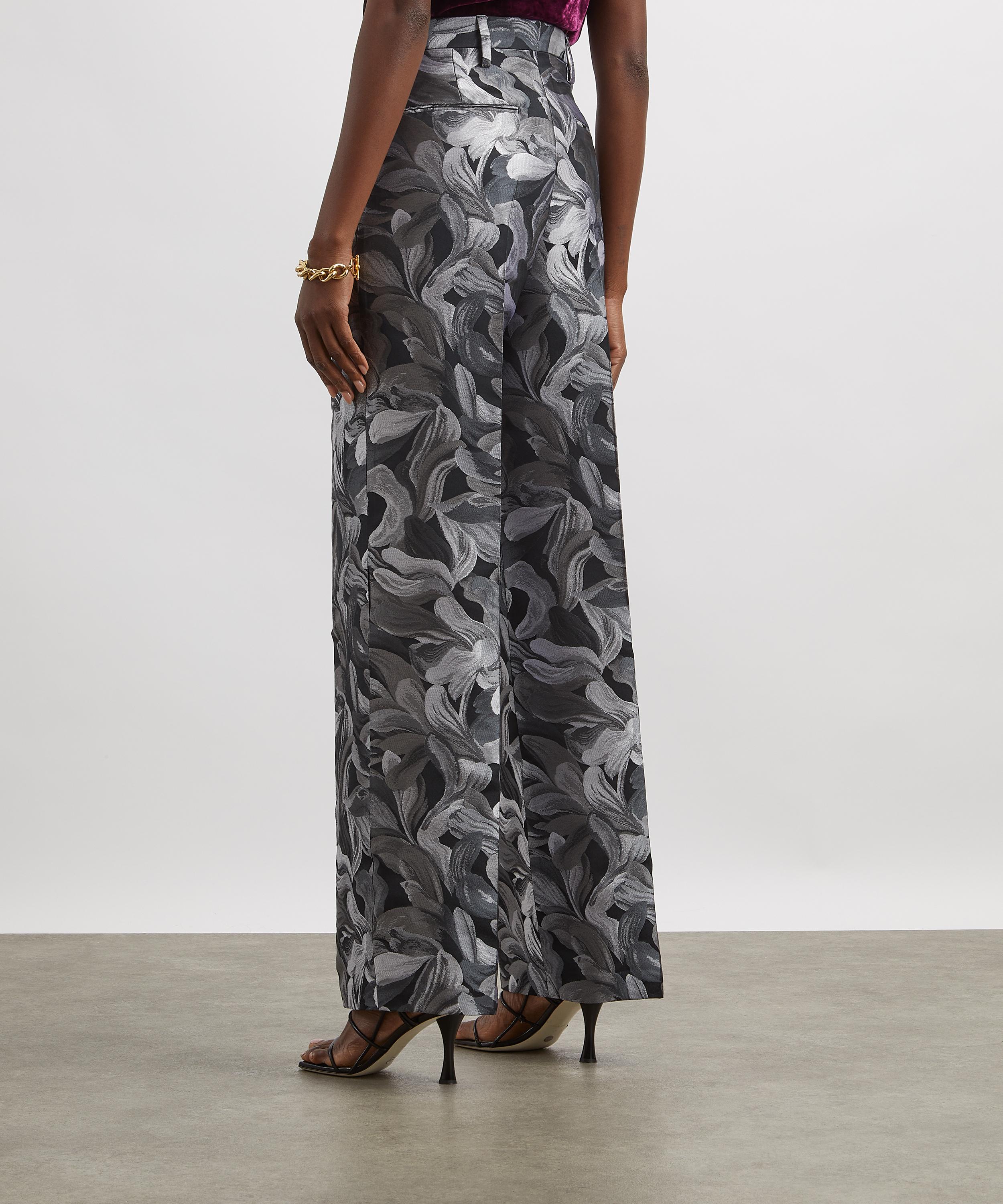 Dries Van Noten - Tailored Floral Brushstroke Trousers image number 3