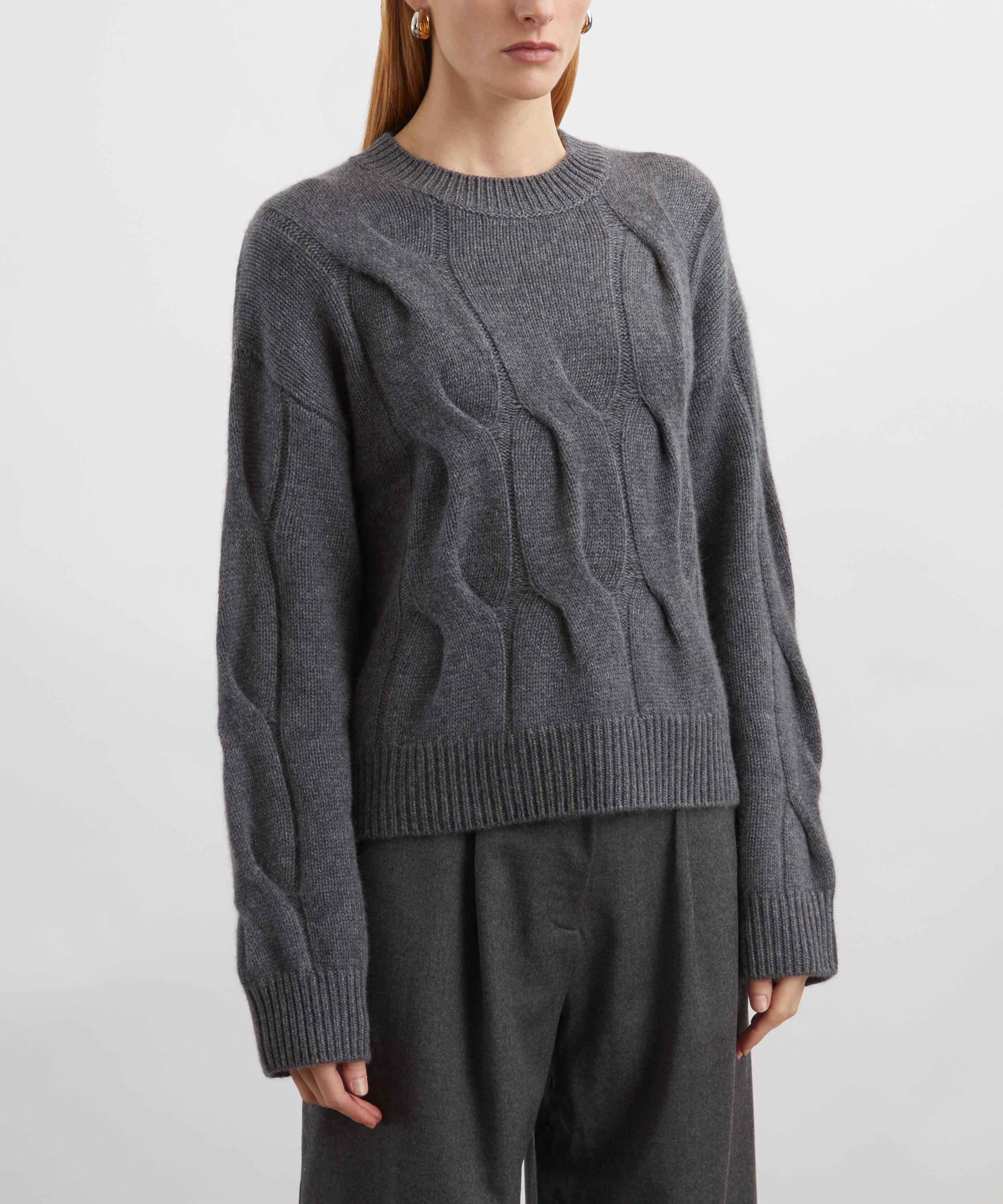 LISA YANG - Sammie Heavy-Knit Cashmere Sweater image number 2