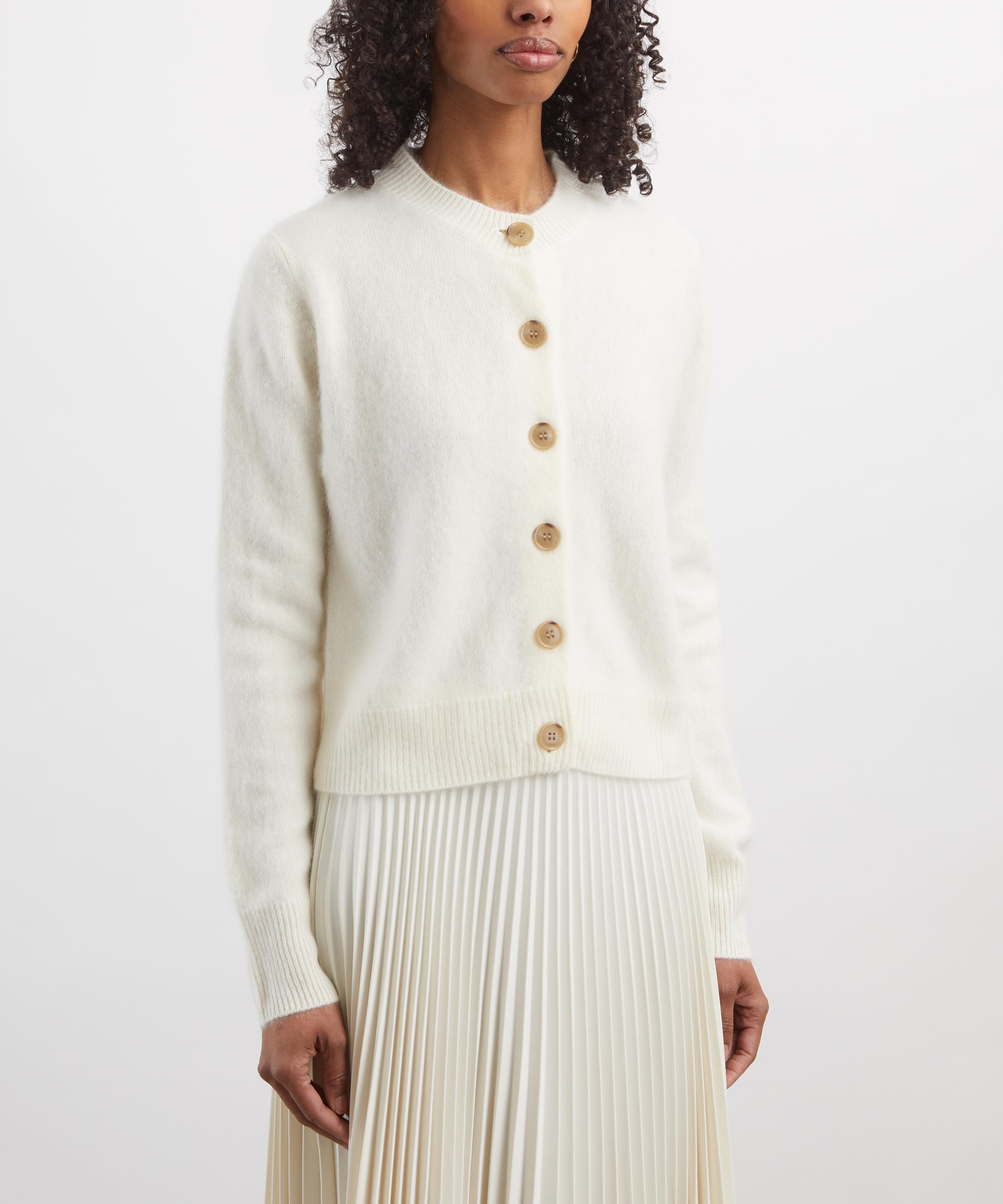 LISA YANG - Azalea Brushed Cashmere Cardigan image number 2