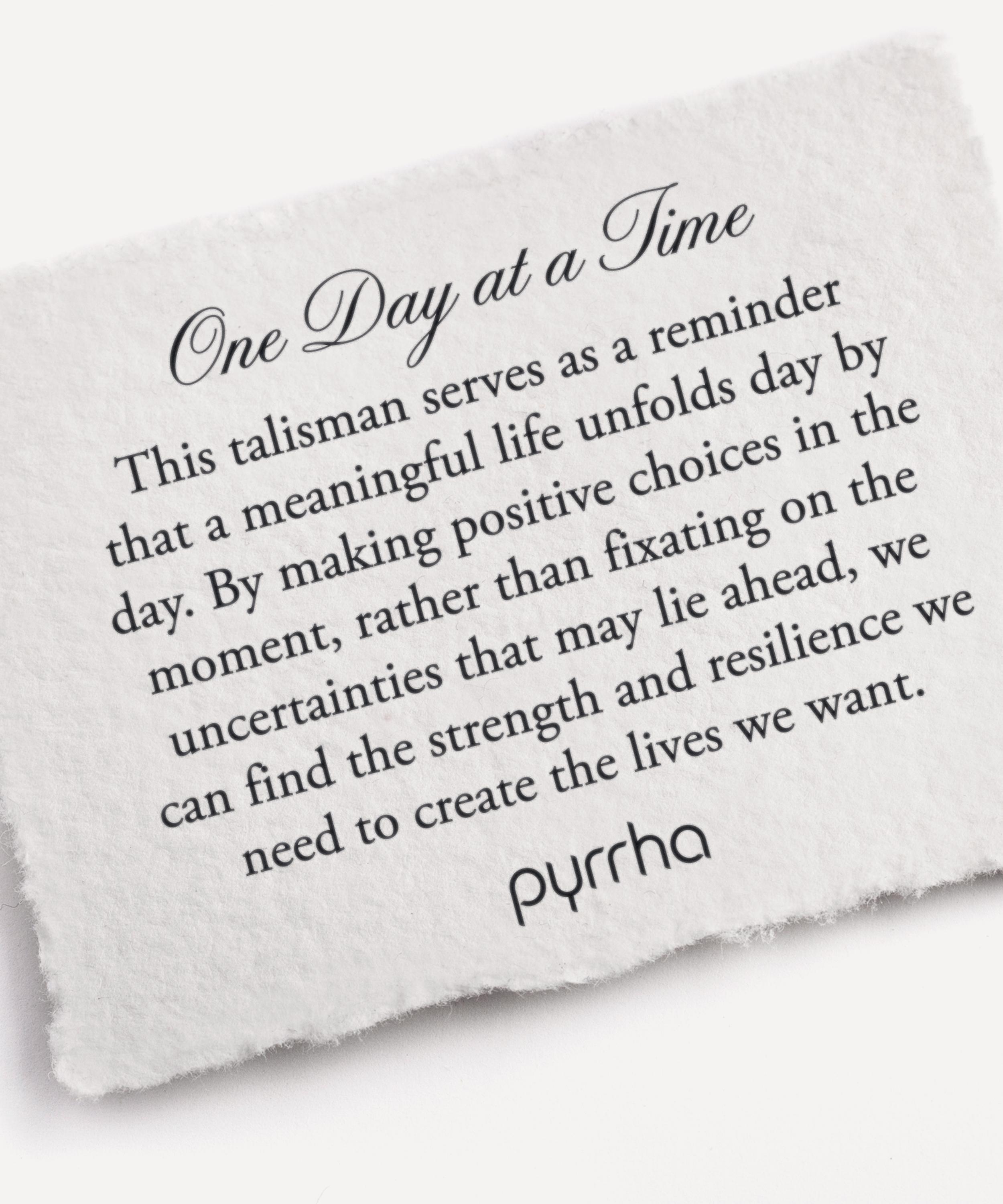 Pyrrha - Bronze One Day at a Time Pendant Necklace image number 2