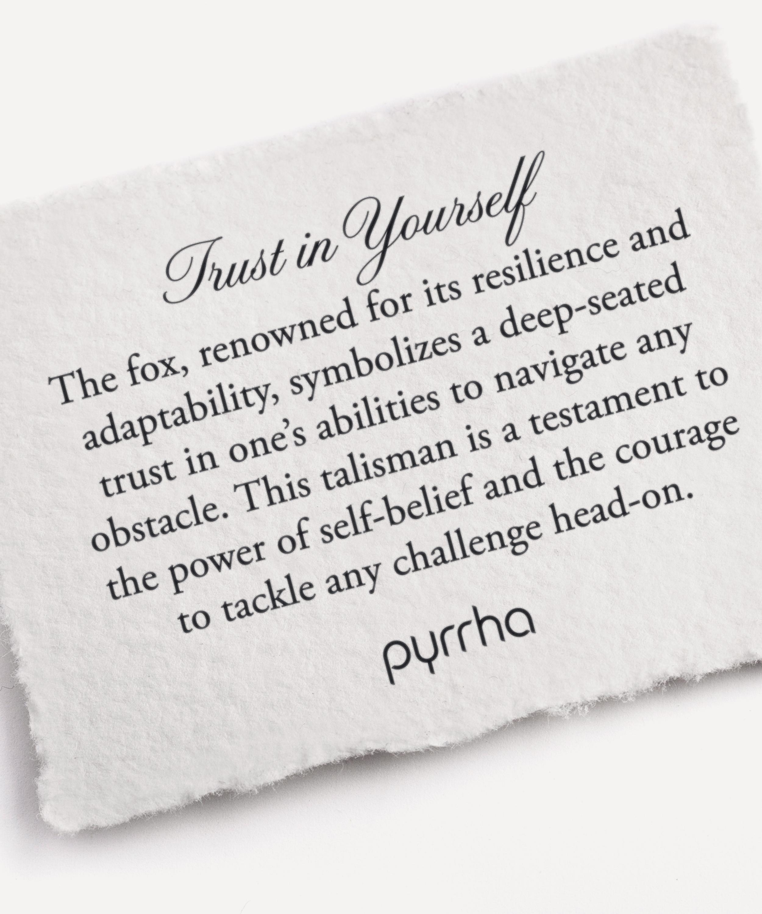 Pyrrha - Sterling Silver Trust in Yourself Pendant Necklace image number 3