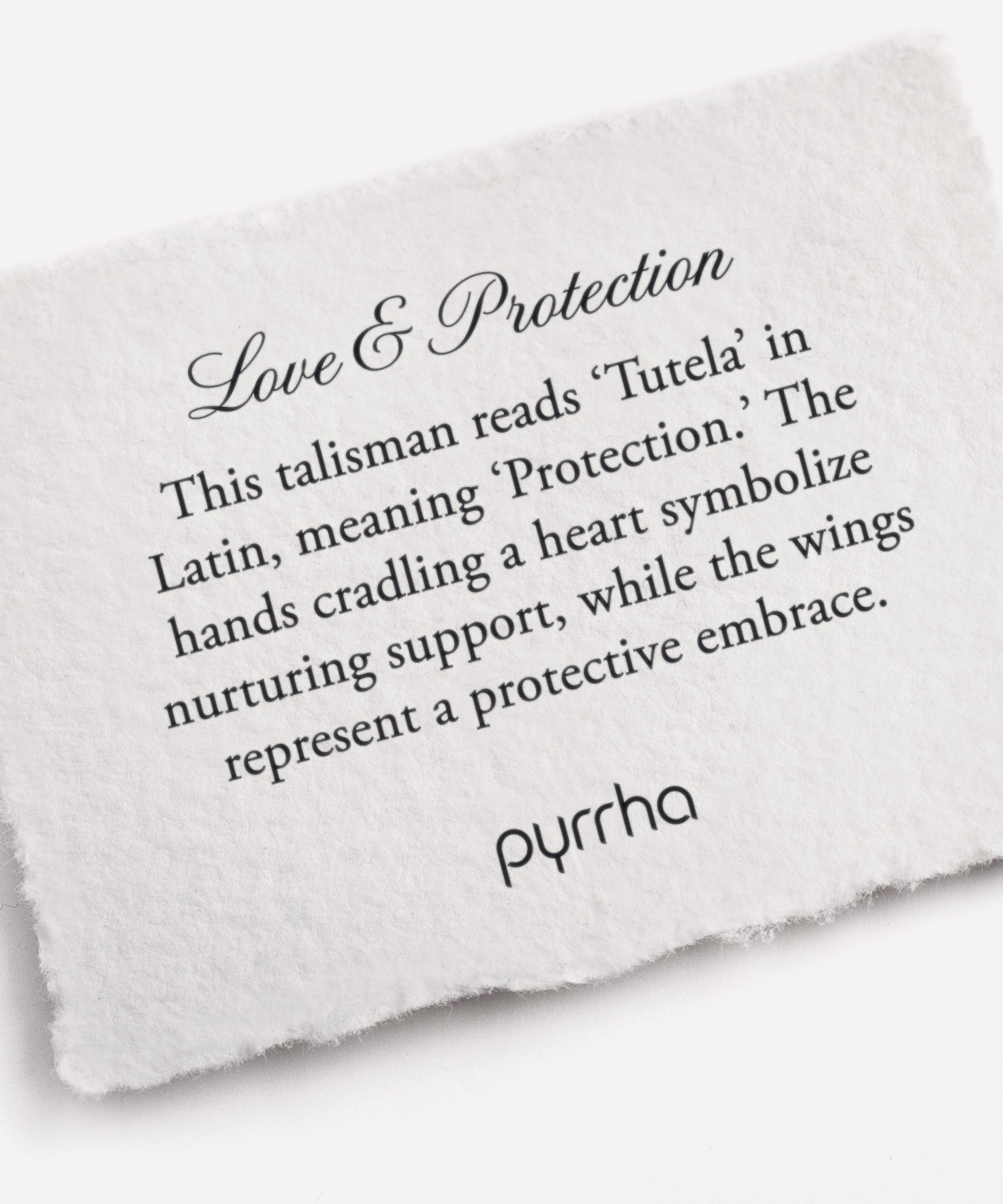 Pyrrha - Sterling Silver Love and Protection Pendant Necklace image number 4