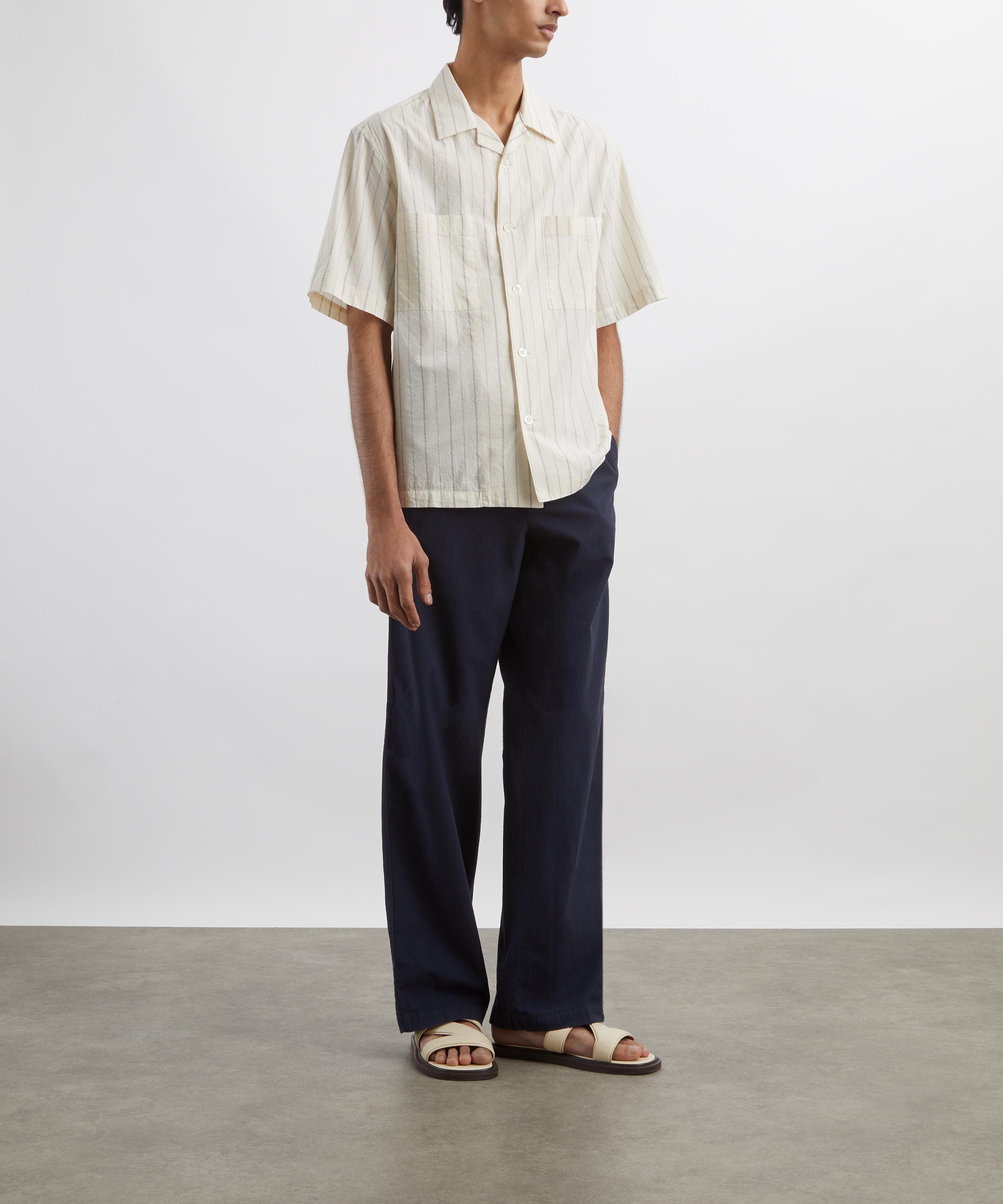 Barena - Solana Relaxed Navy Striped Shirt image number 1