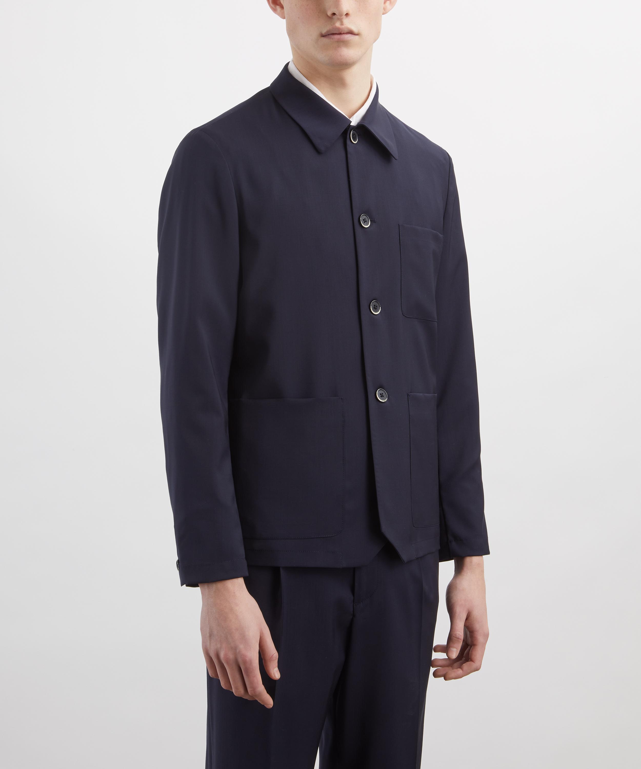 Barena - Navy Overshirt Visal image number 2