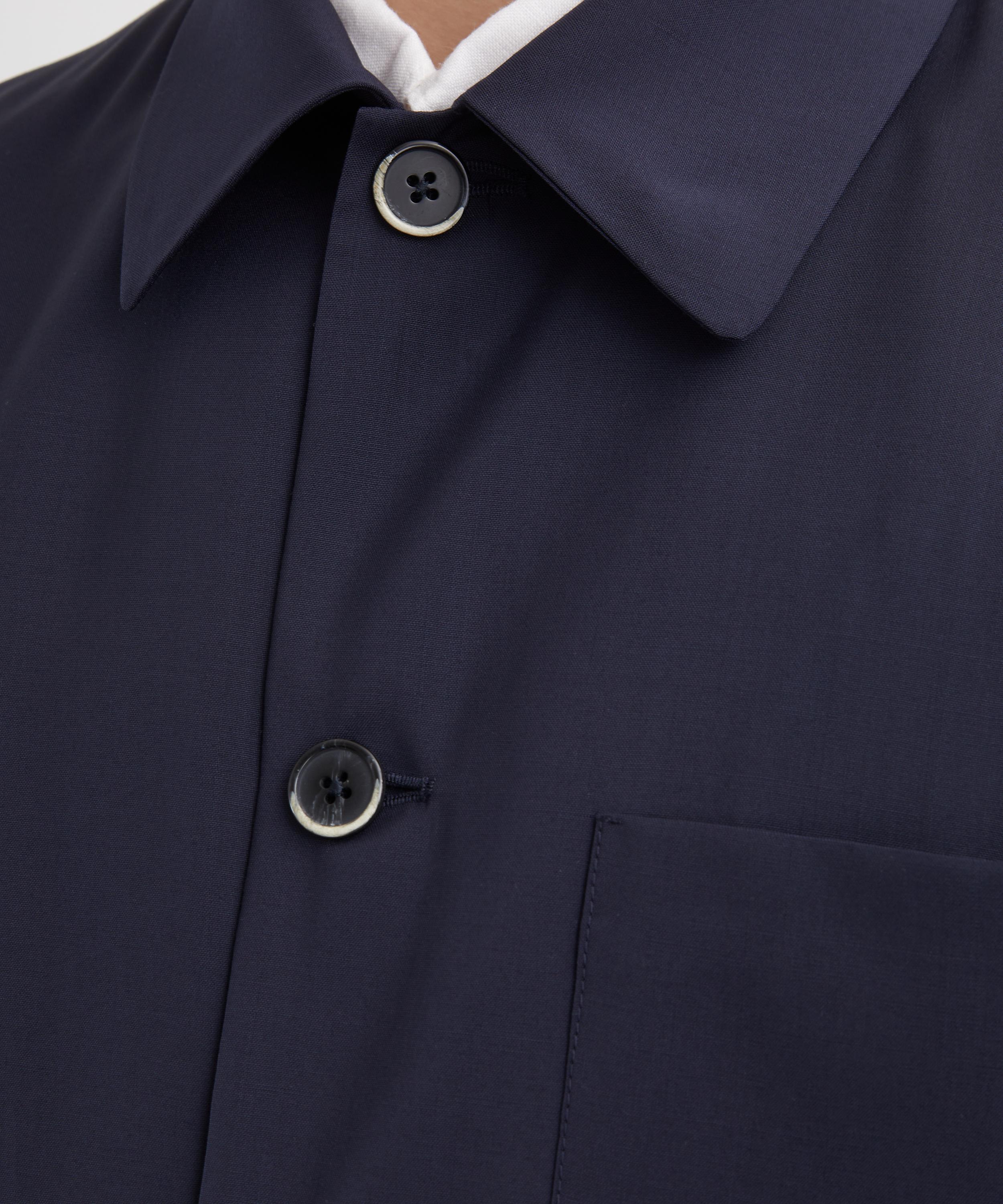 Barena - Navy Overshirt Visal image number 4