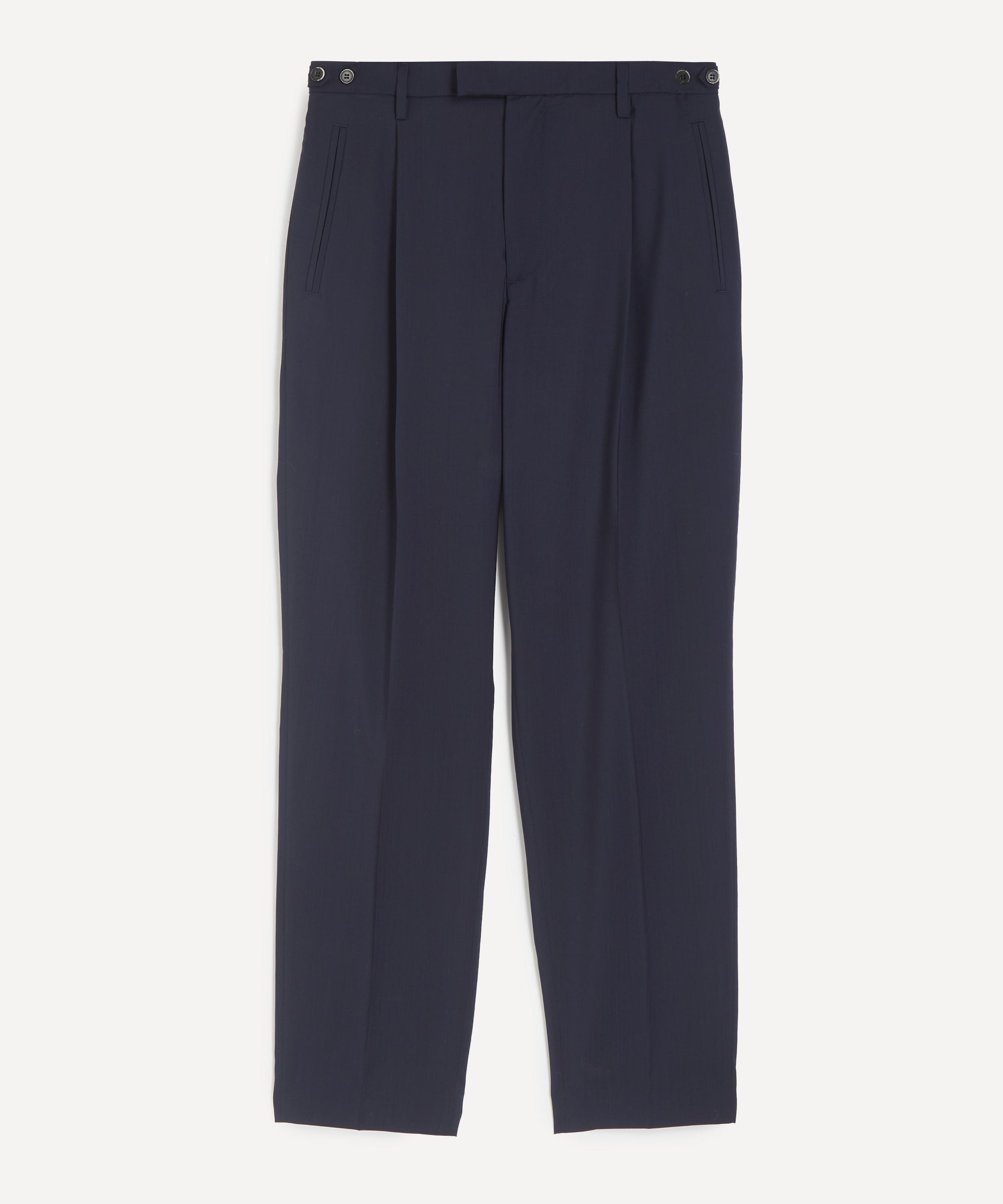 Barena - Navy Masco Tropical Wool Trousers