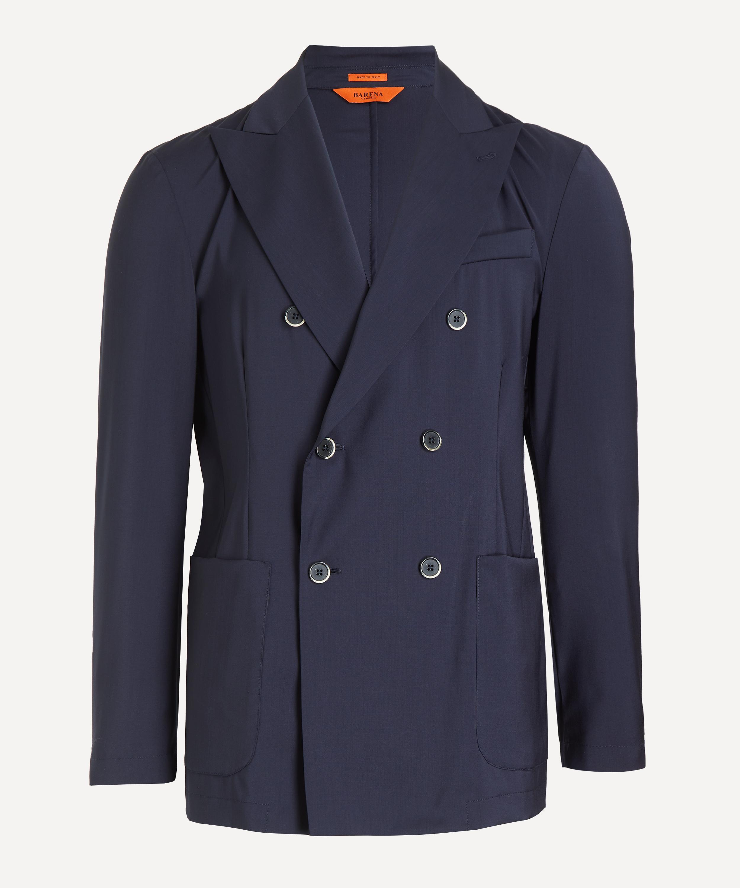 Barena - Navy Siroco Tropical Wool Jacket