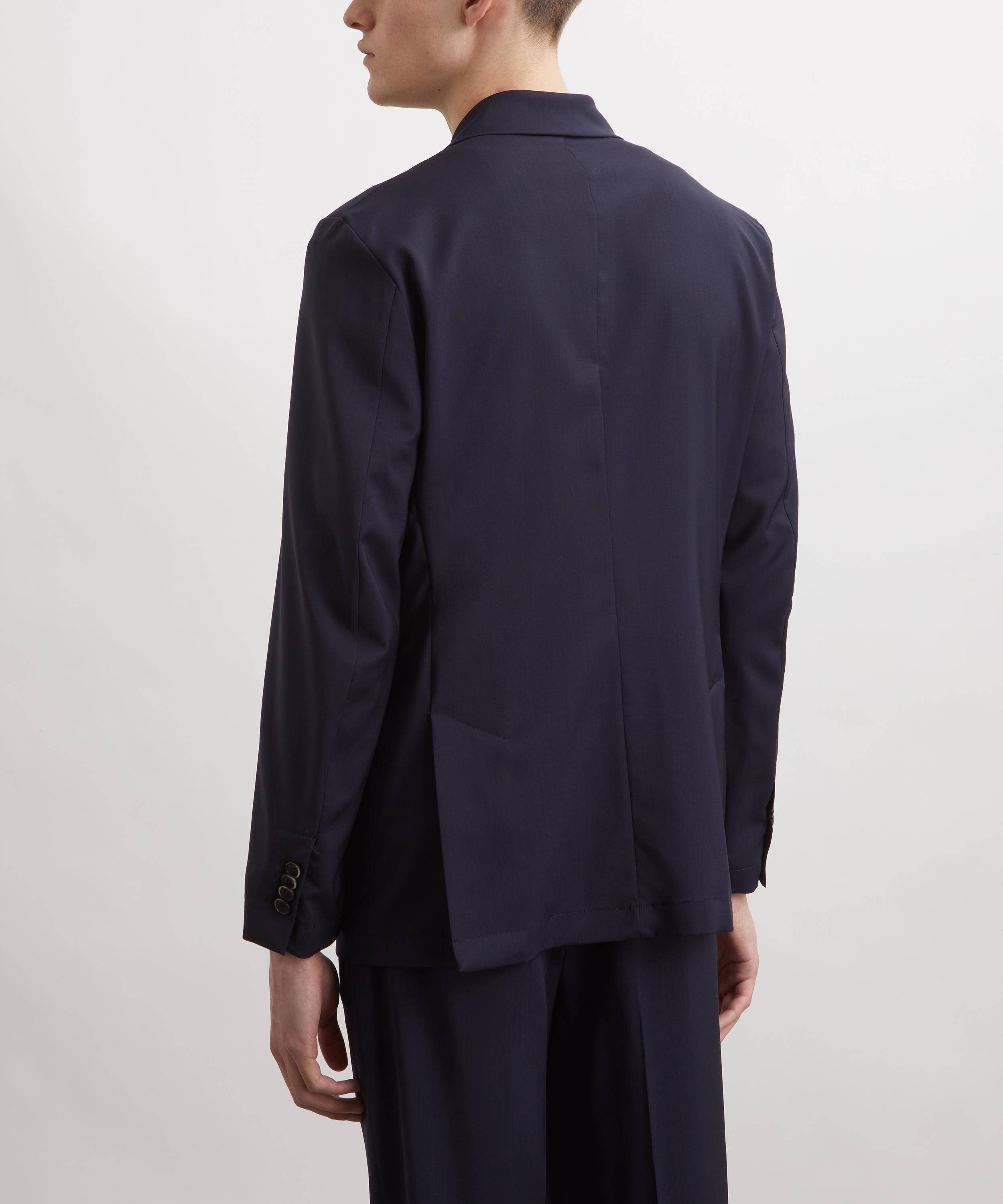 Barena - Navy Siroco Tropical Wool Jacket image number 3