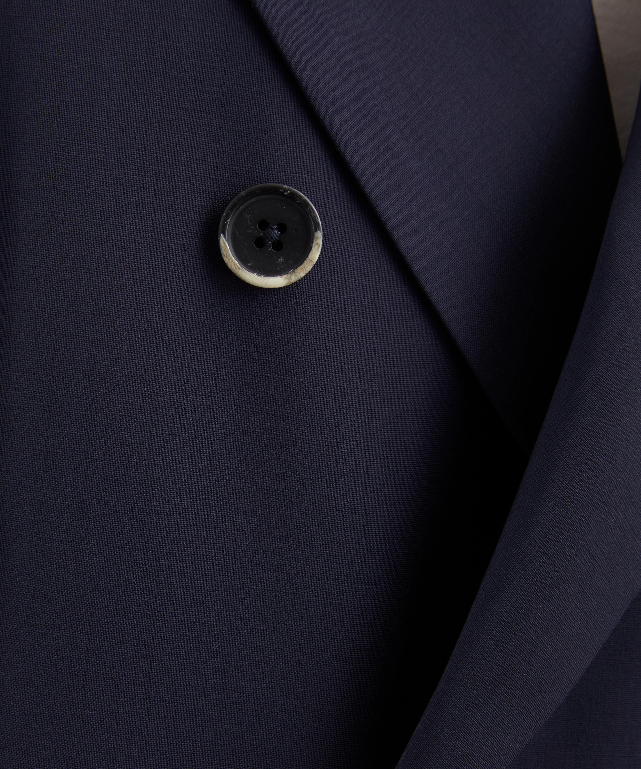 Barena - Navy Siroco Tropical Wool Jacket image number 4