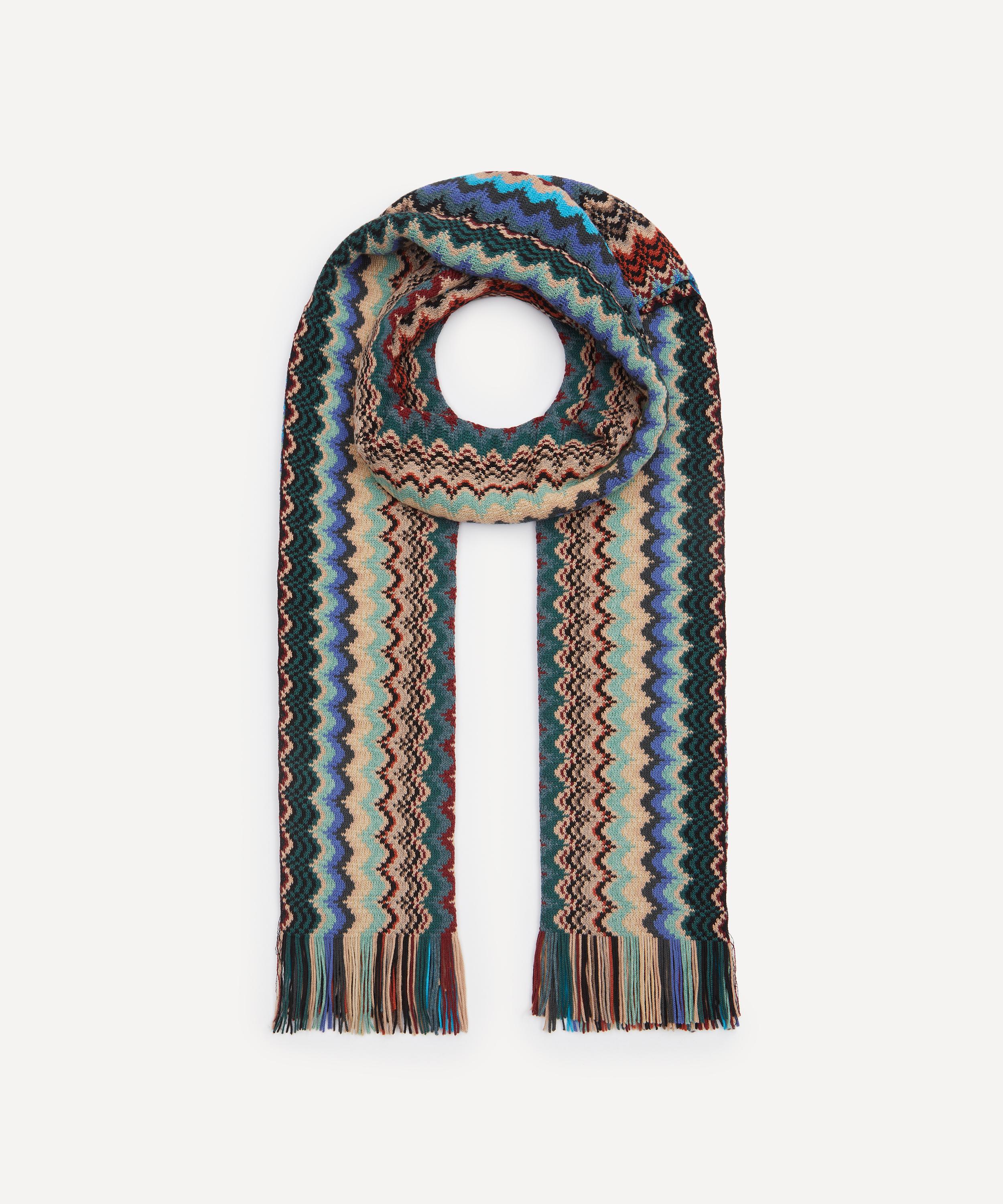 Missoni - Zig-Zag Fringed Wool Scarf
