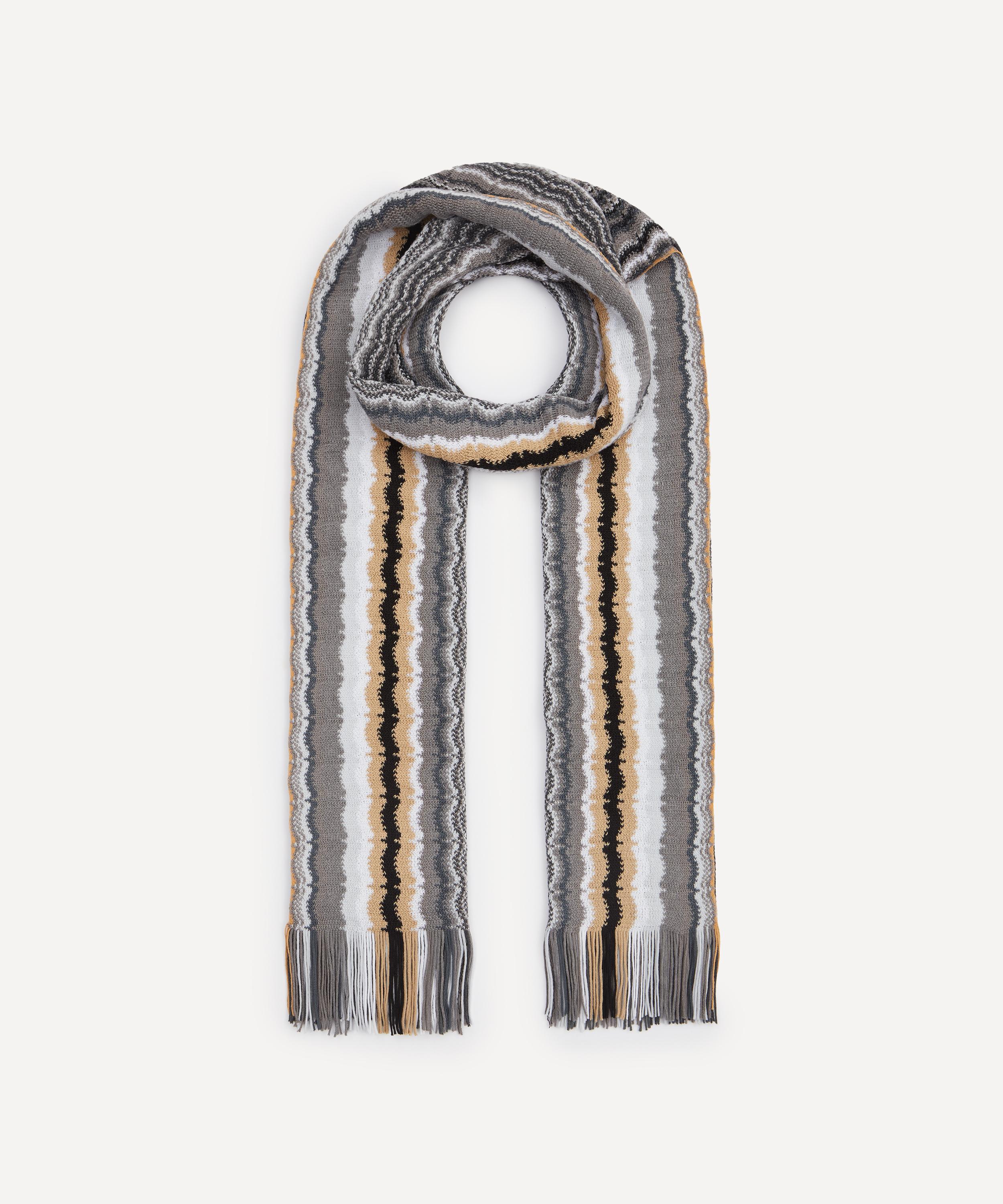 Missoni - Striped Fringed Wool Scarf