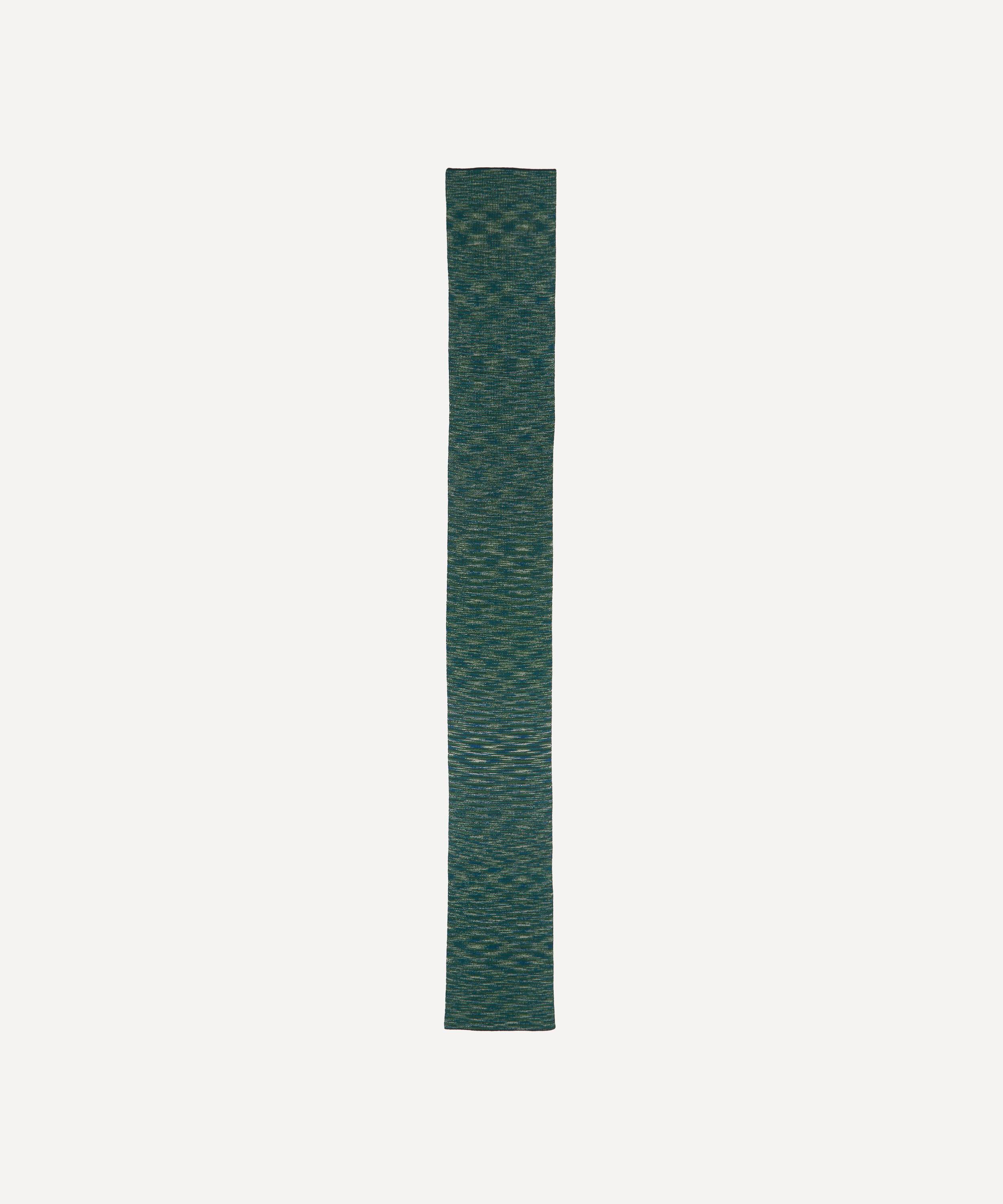 Missoni - Green Mélange Cotton-Blend Scarf image number 1