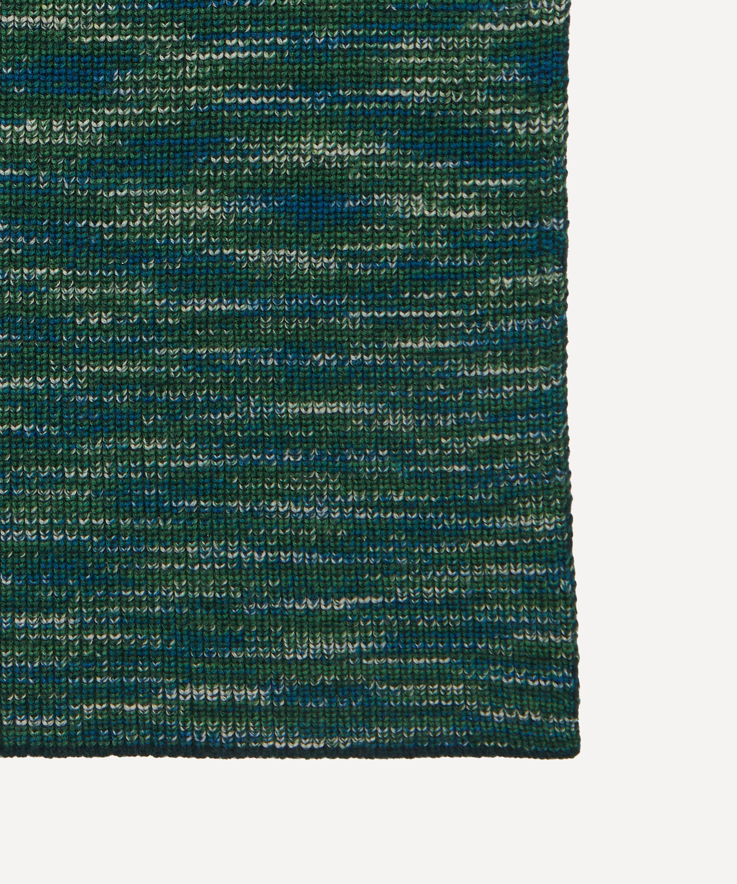 Missoni - Green Mélange Cotton-Blend Scarf image number 2