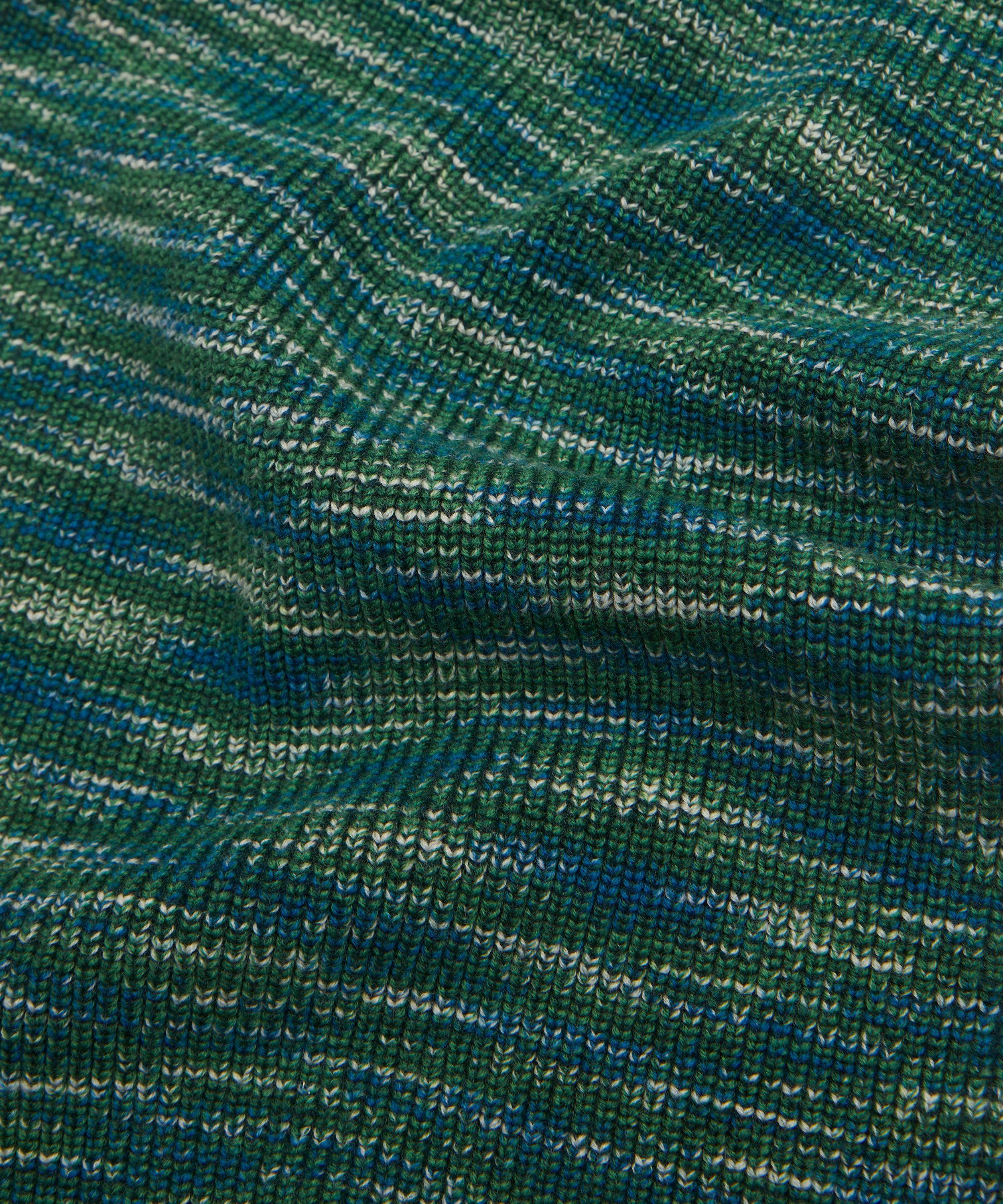Missoni - Green Mélange Cotton-Blend Scarf image number 3