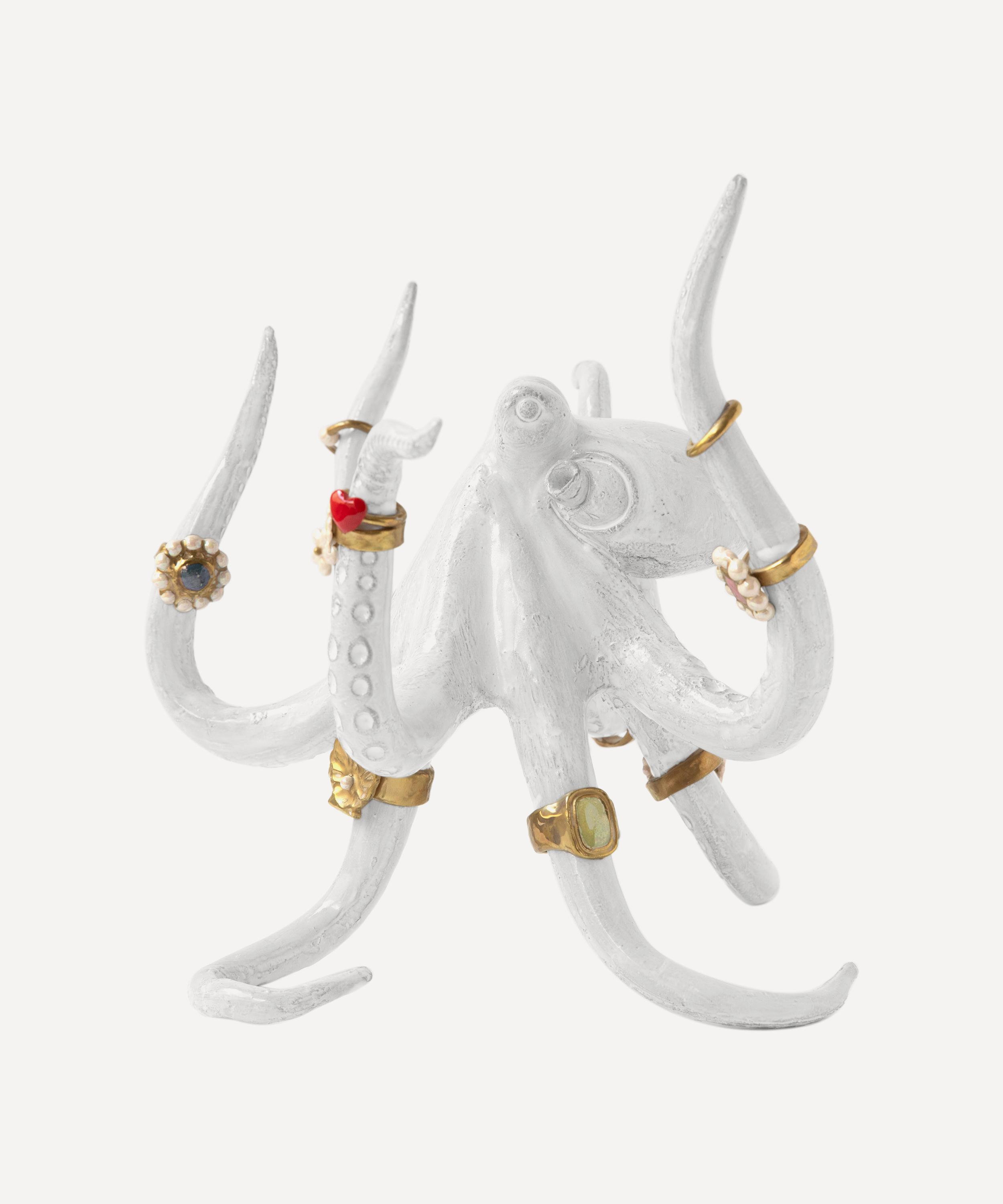 Astier de Villatte - Octopus Ornament with Rings image number 2