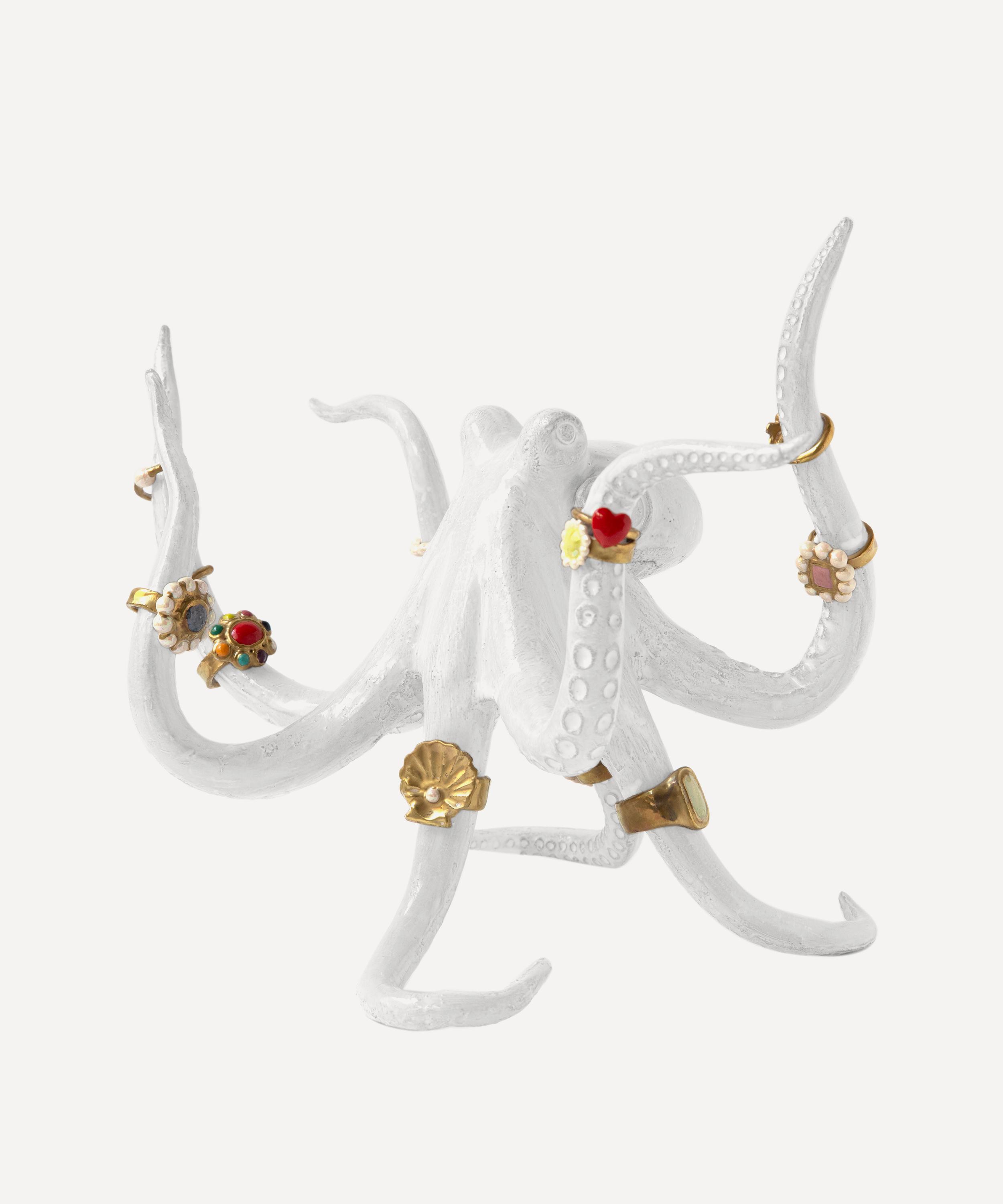 Astier de Villatte - Octopus Ornament with Rings image number 3