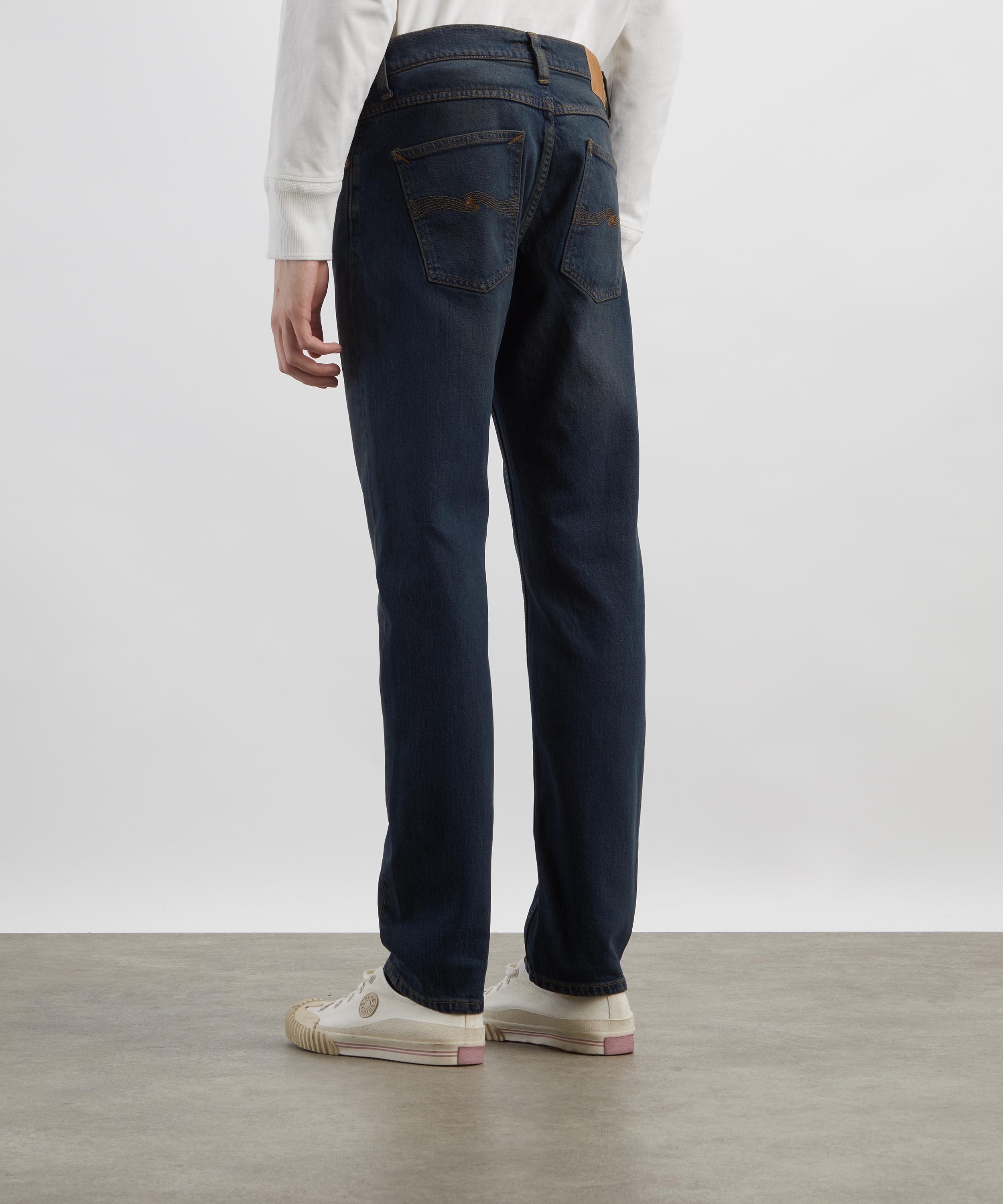 Nudie Jeans - Lean Dean Jeans in Blackened Blue image number 3
