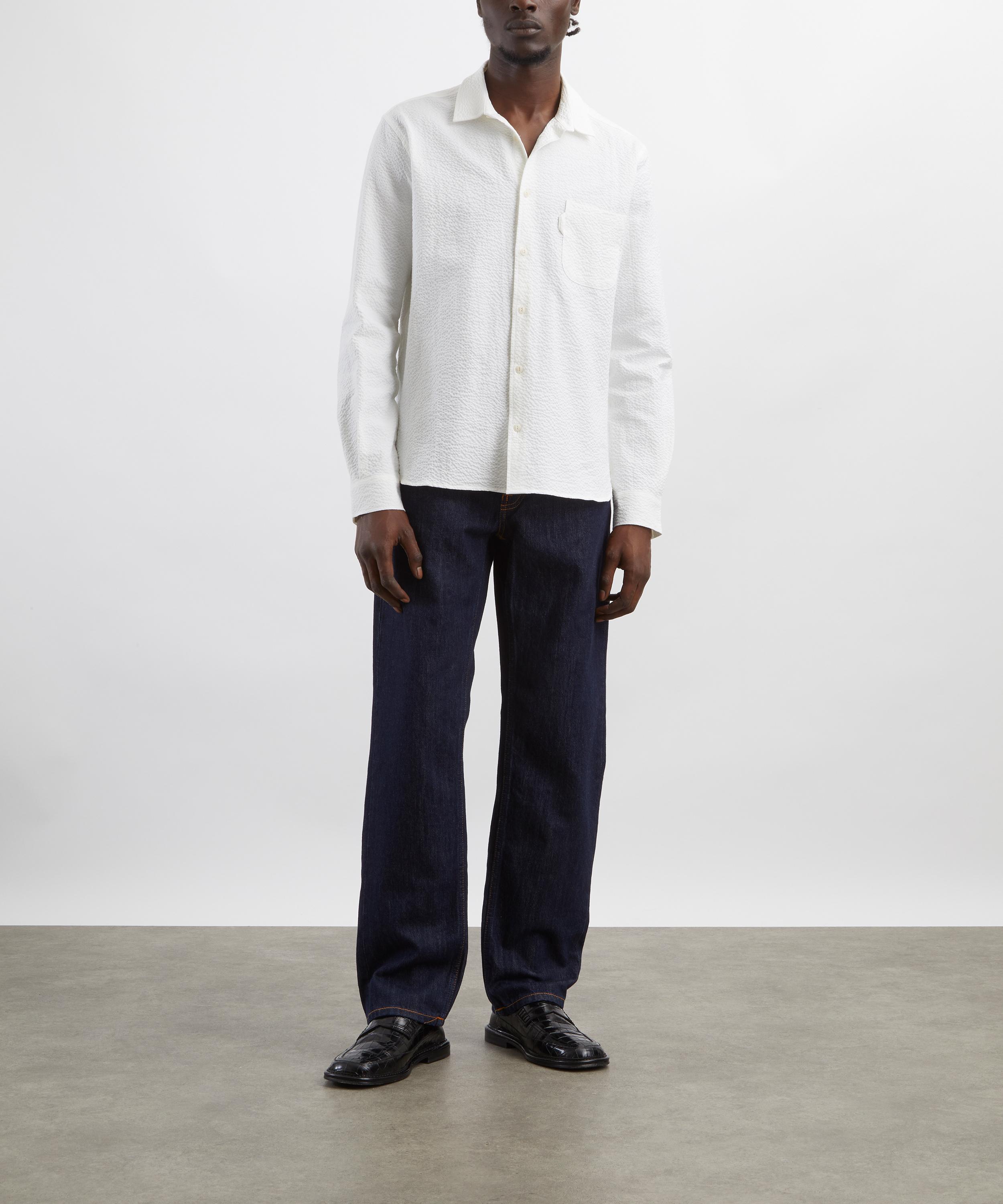 Nudie Jeans - Rad Rufus Blue One Wash Straight-Leg Jeans image number 1