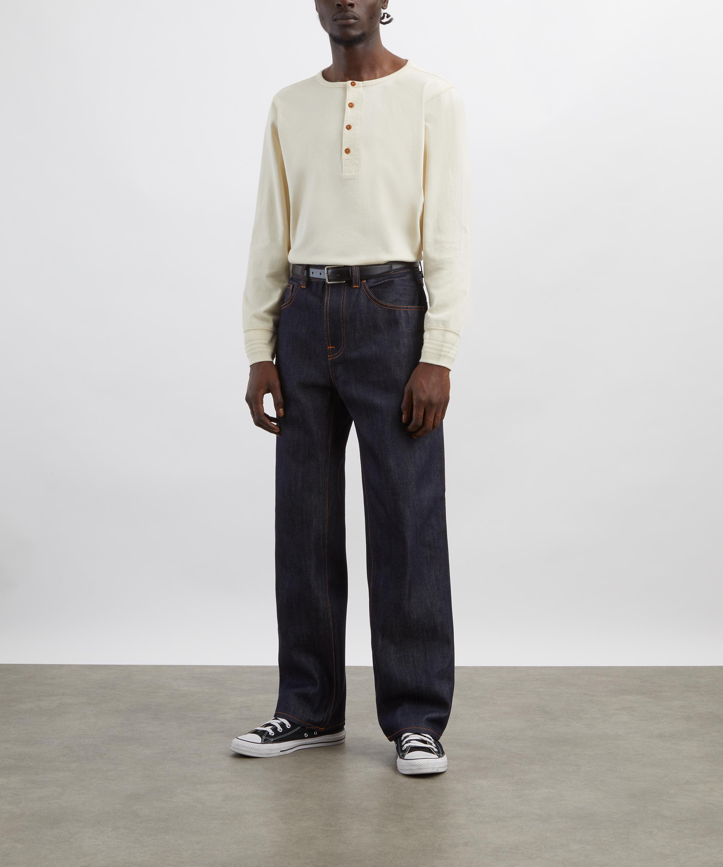 Nudie Jeans - Henley Long Sleeve T-Shirt image number 1