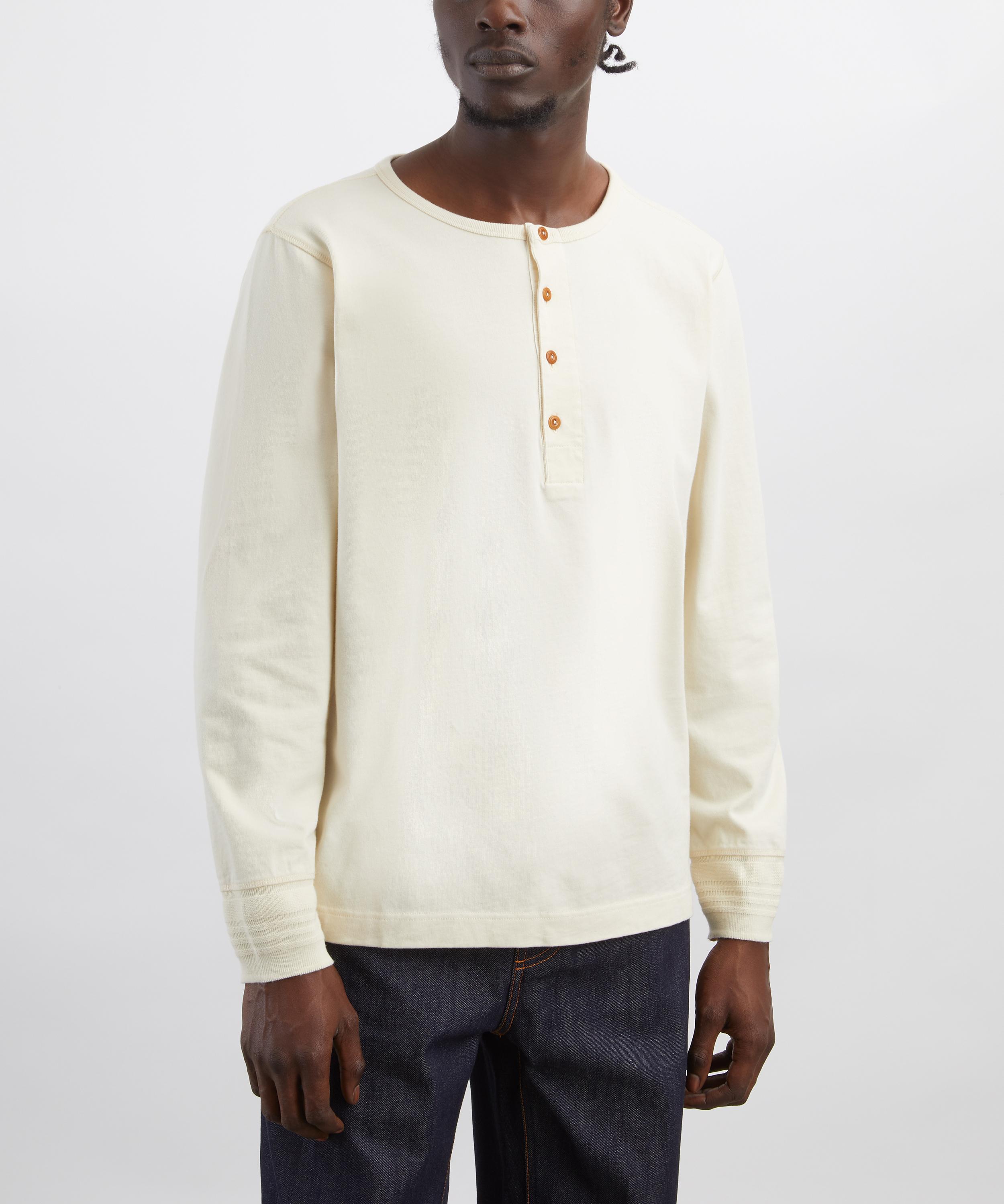 Nudie Jeans - Henley Long Sleeve T-Shirt image number 2