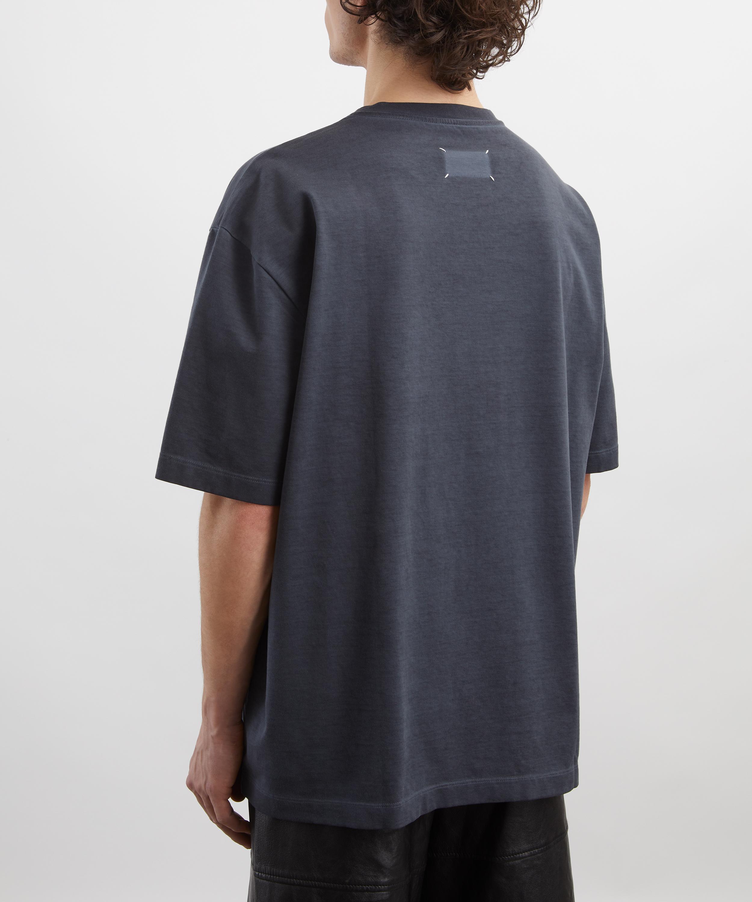 Maison Margiela - Anthracite Oversized Crew-Neck T-Shirt image number 3