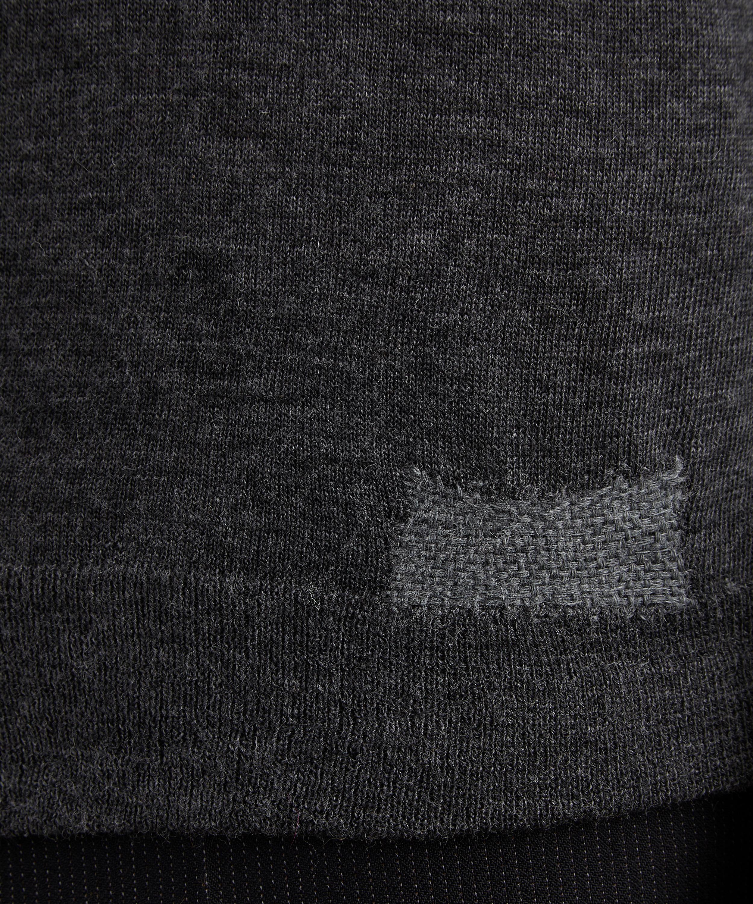 Maison Margiela - Charcoal Elbow Patch Crew-Neck Jumper image number 4