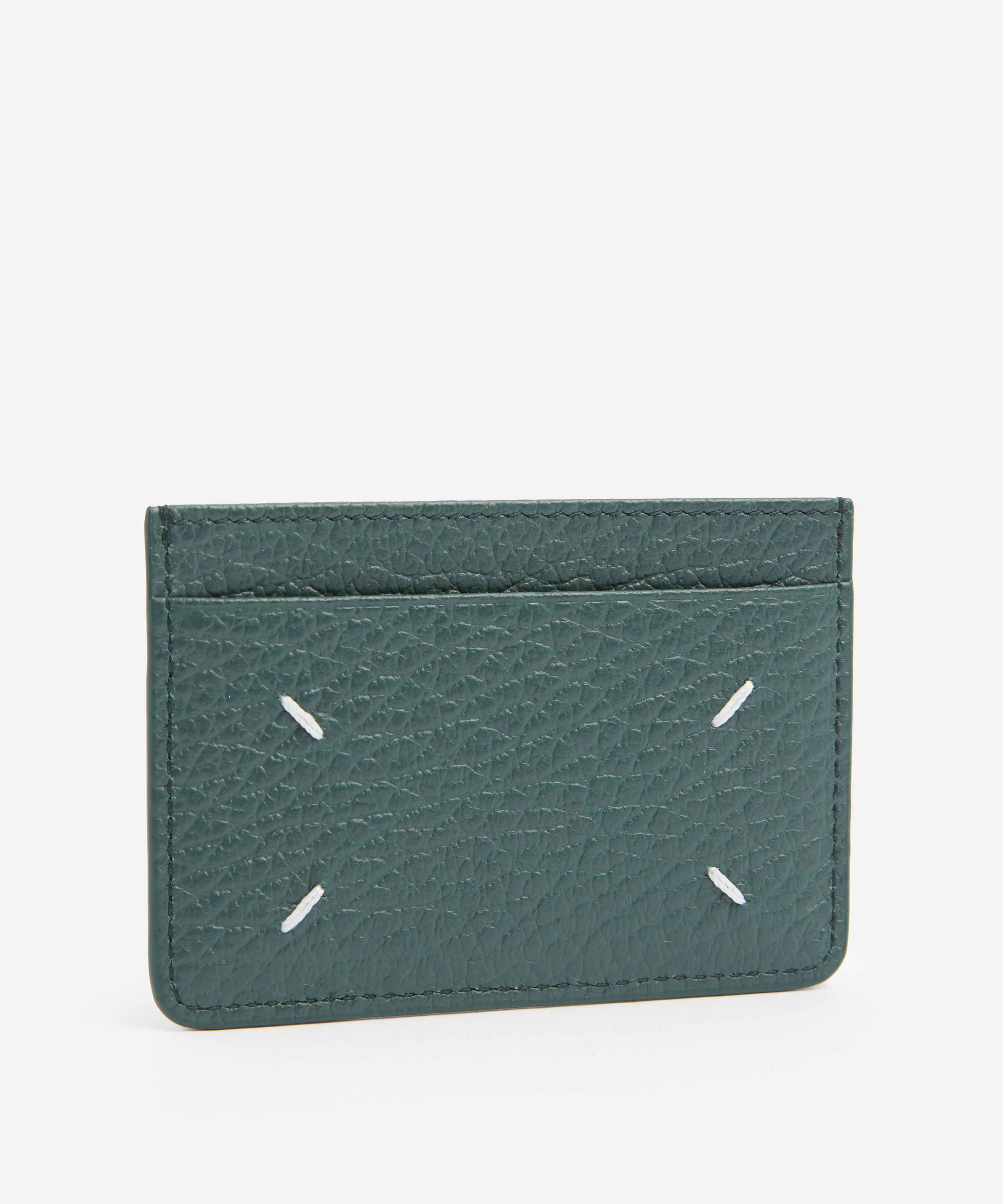 Maison Margiela - Logo Leather Card Holder image number 1