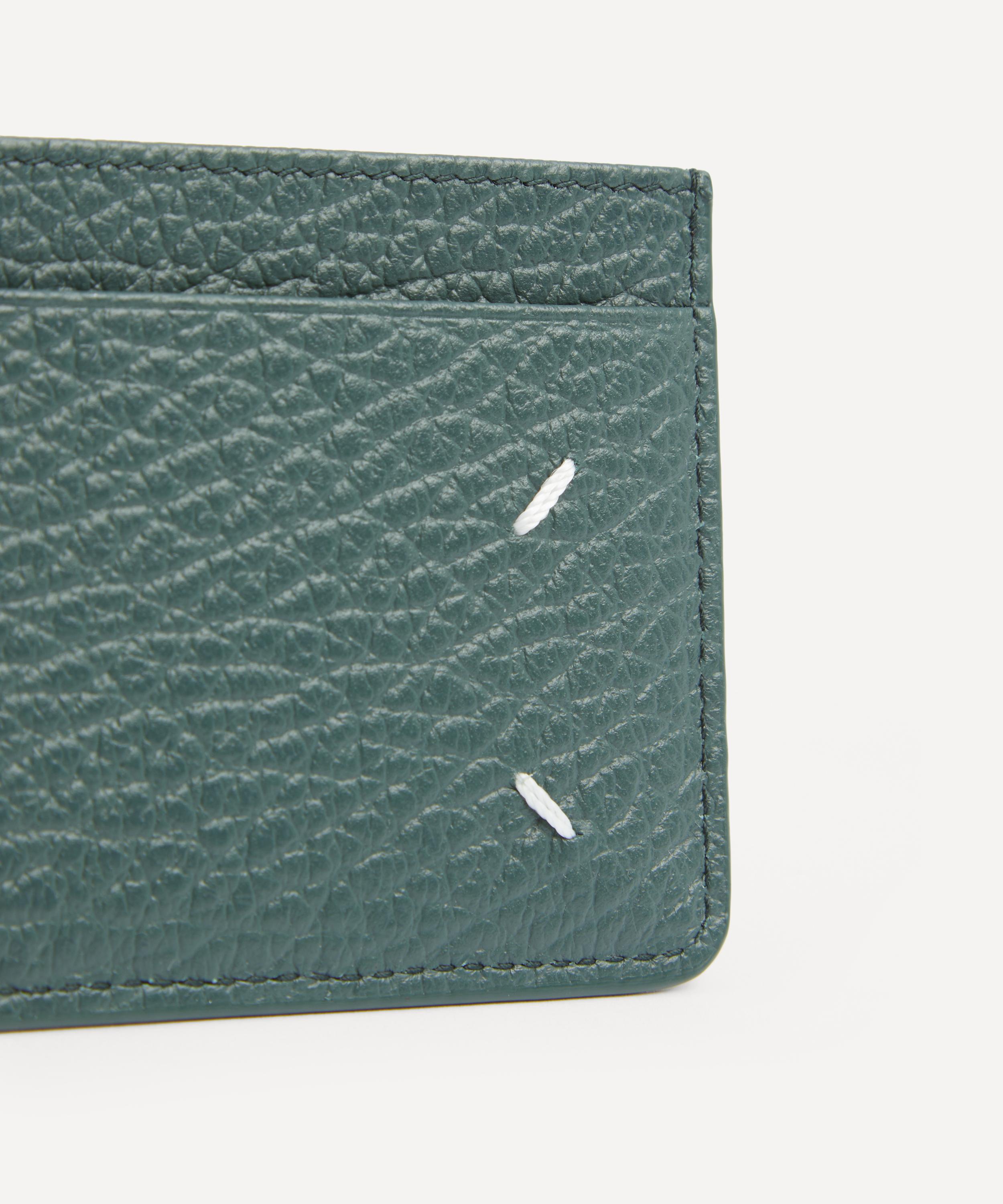 Maison Margiela - Logo Leather Card Holder image number 3