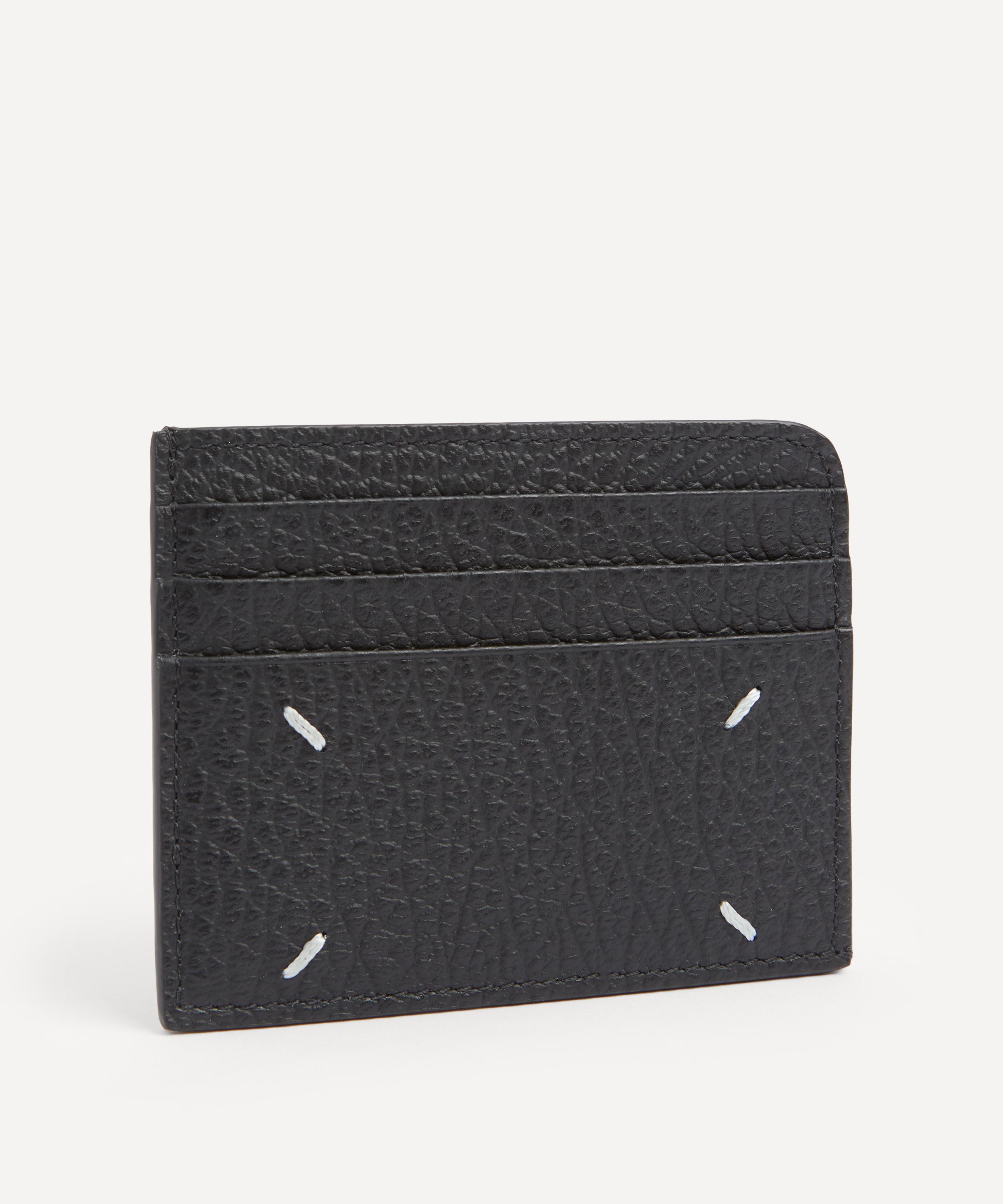 Maison Margiela - Logo Leather Card Holder image number 1