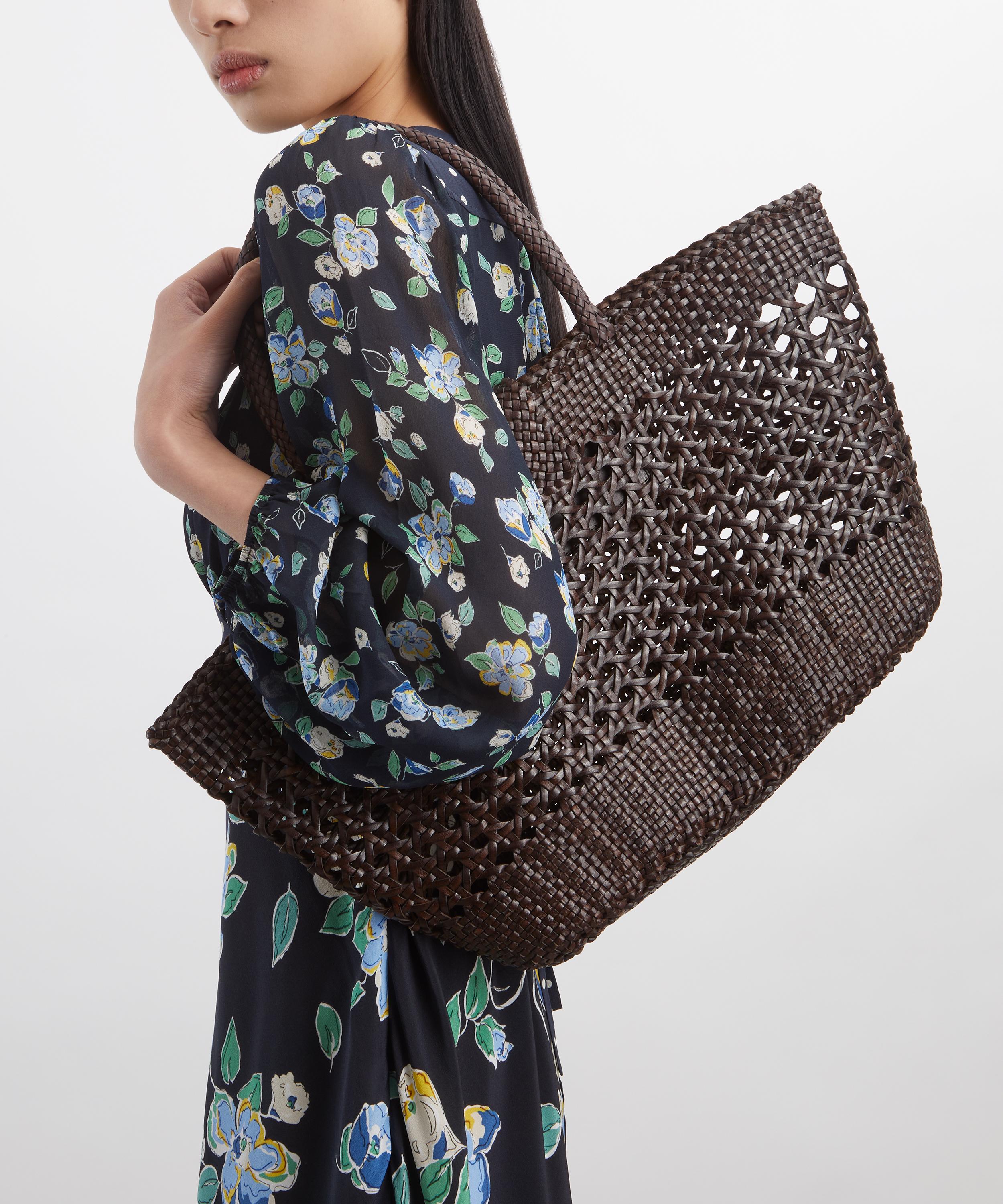 RIXO - X Dragon Diffusion Lucine Leather Basket Bag image number 1