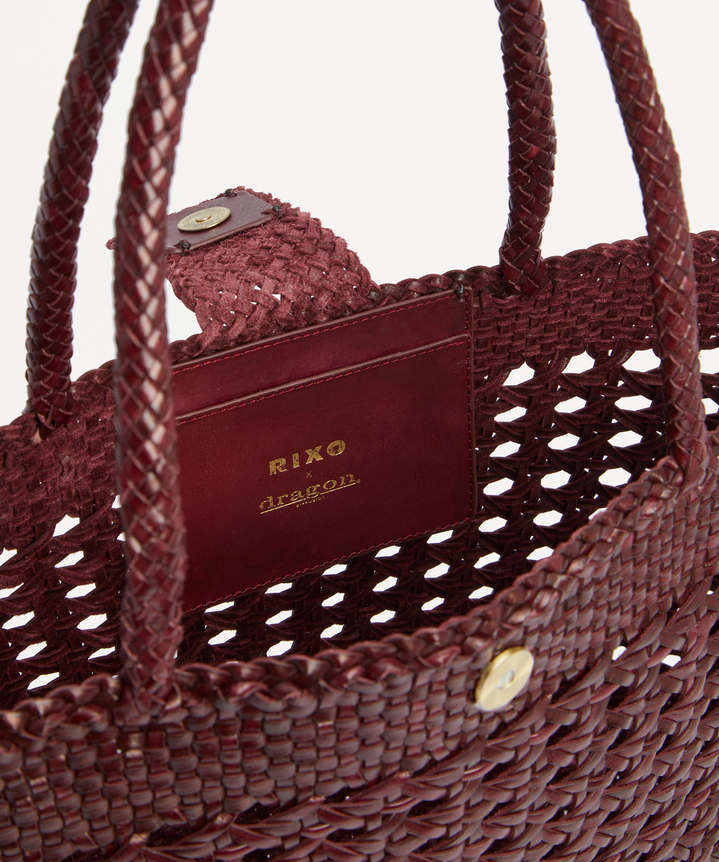 RIXO - X Dragon Diffusion Lucine Leather Basket Bag image number 5