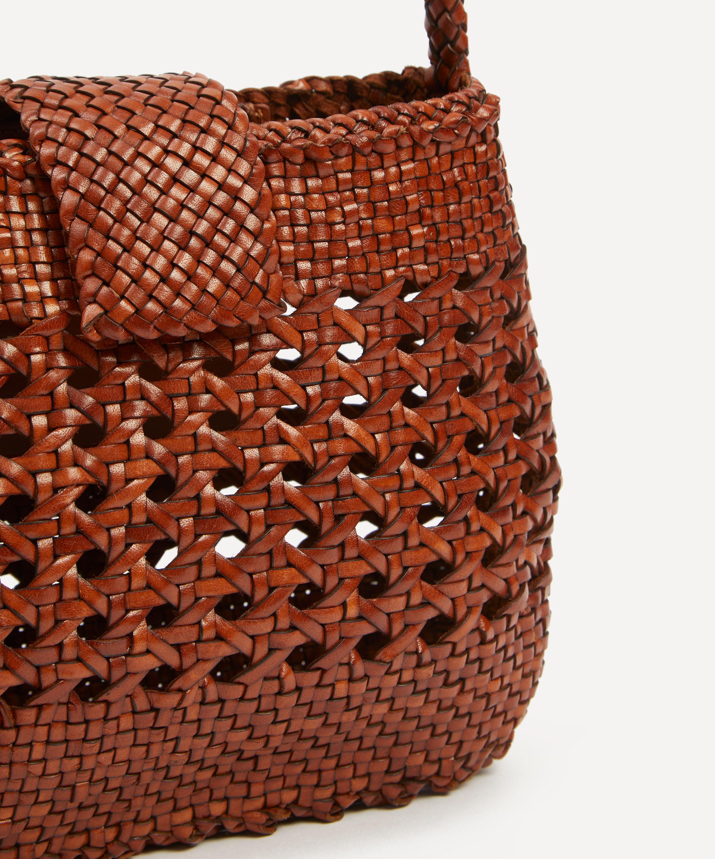 RIXO - X Dragon Diffusion Amoria Leather Basket Bag image number 4