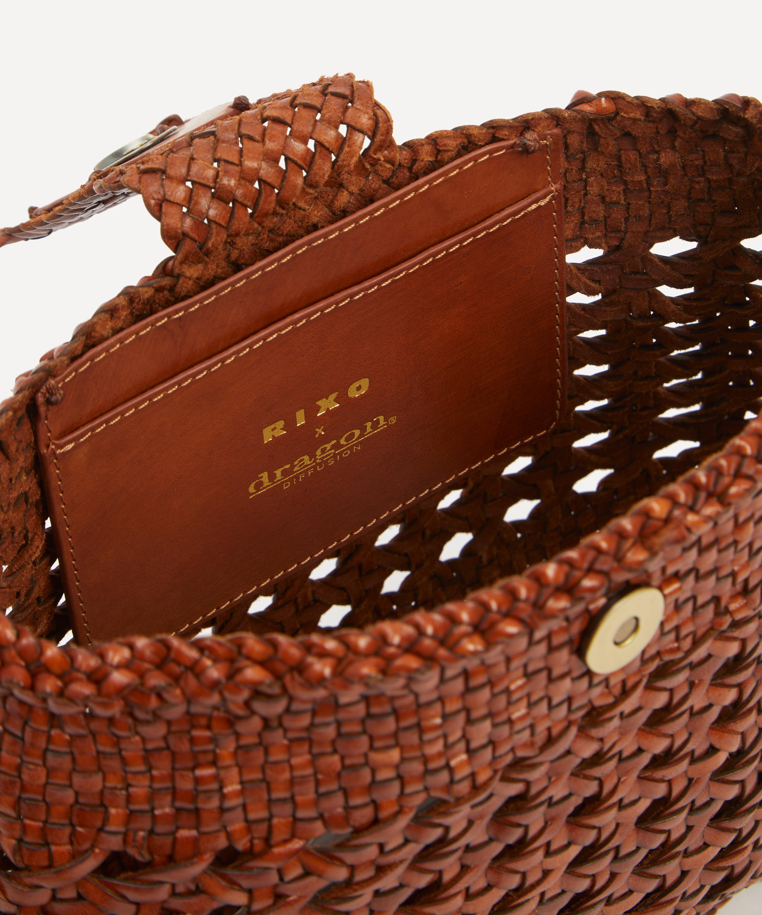 RIXO - X Dragon Diffusion Amoria Leather Basket Bag image number 5